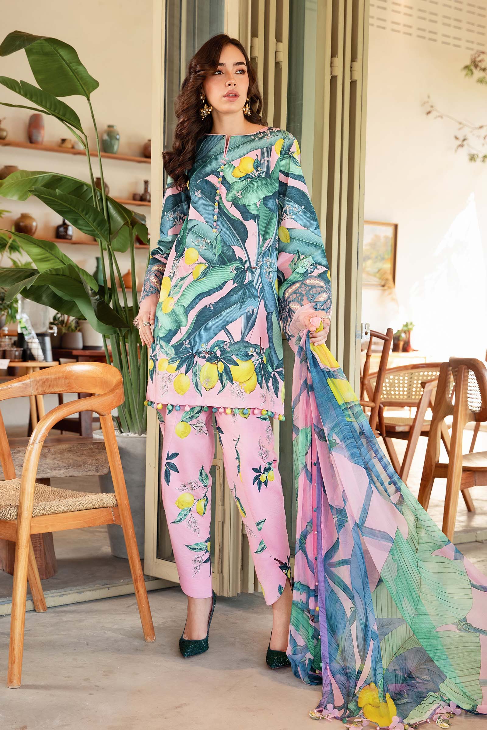 Maria B Unstitched Lawn 3 Piece Suit
