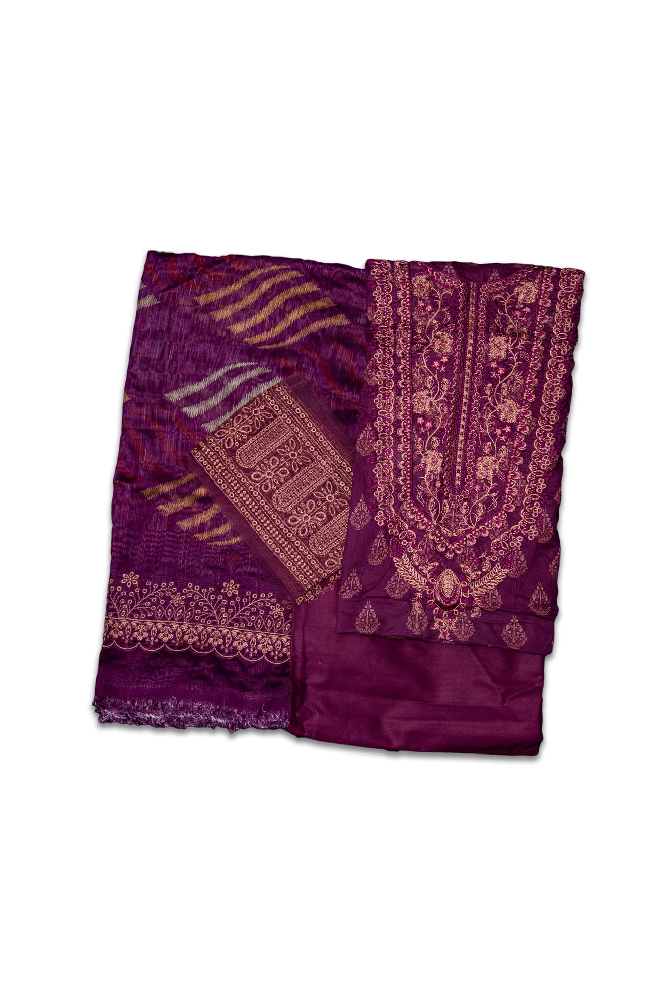Motifz Zohra Embroidered Lawn Printed 3 Piece Suit
