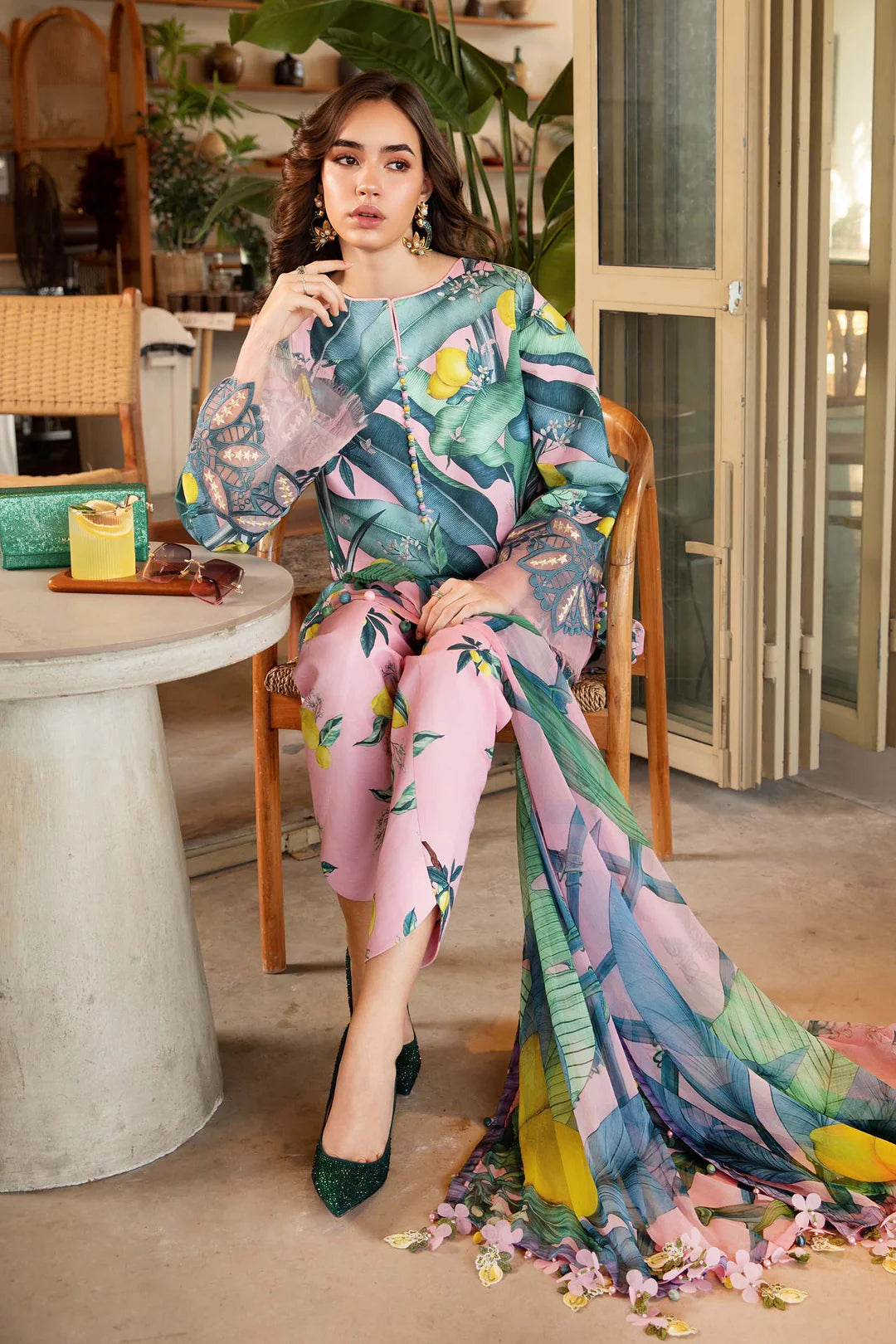 Maria B Unstitched Lawn 3 Piece Suit