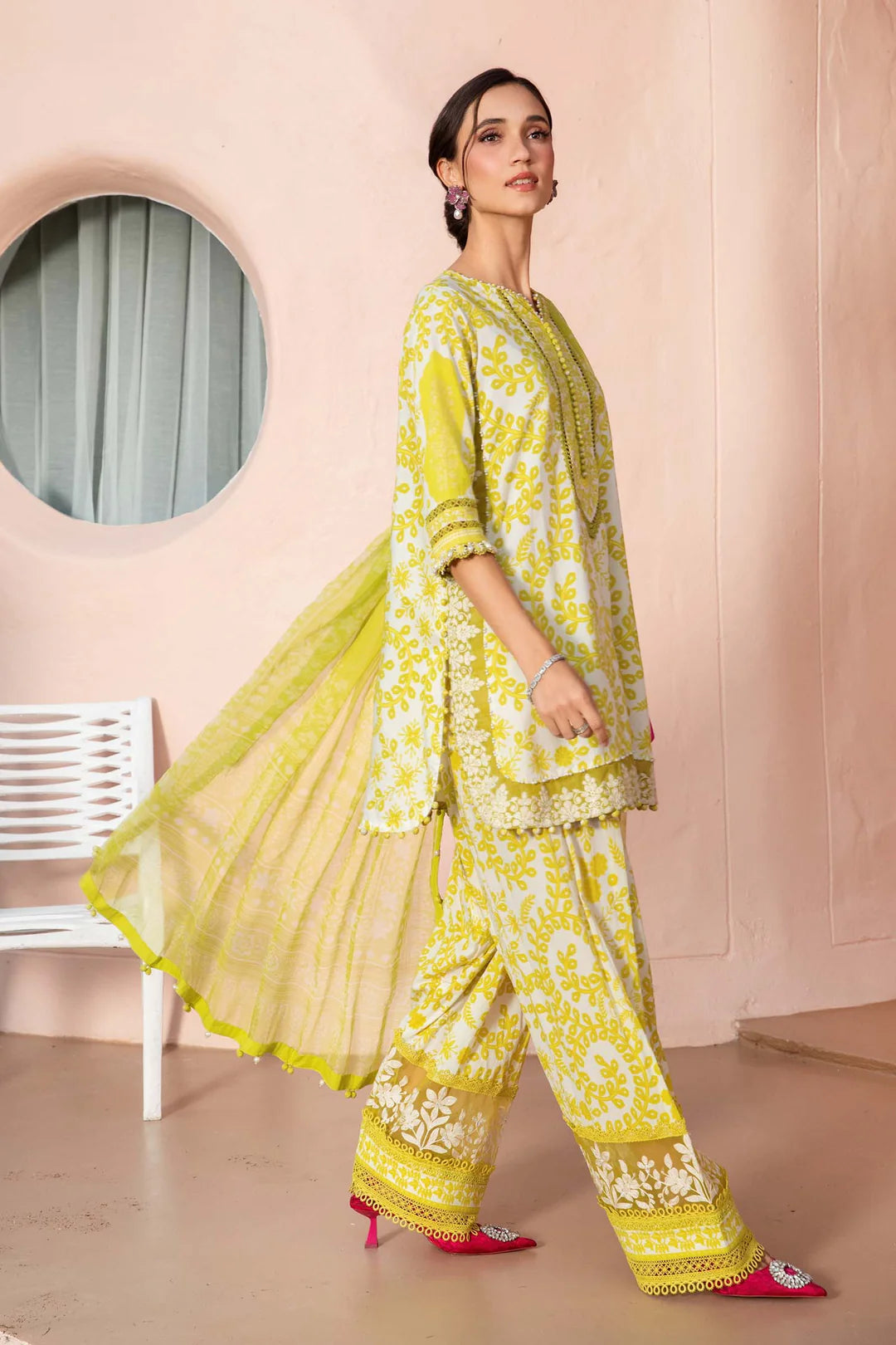 Maria B Unstitched Lawn 3 Piece Suit