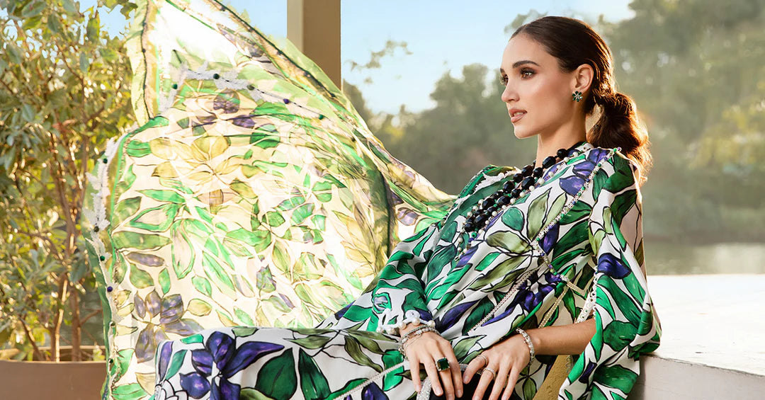 Maria B Unstitched Lawn 3 Piece Suit