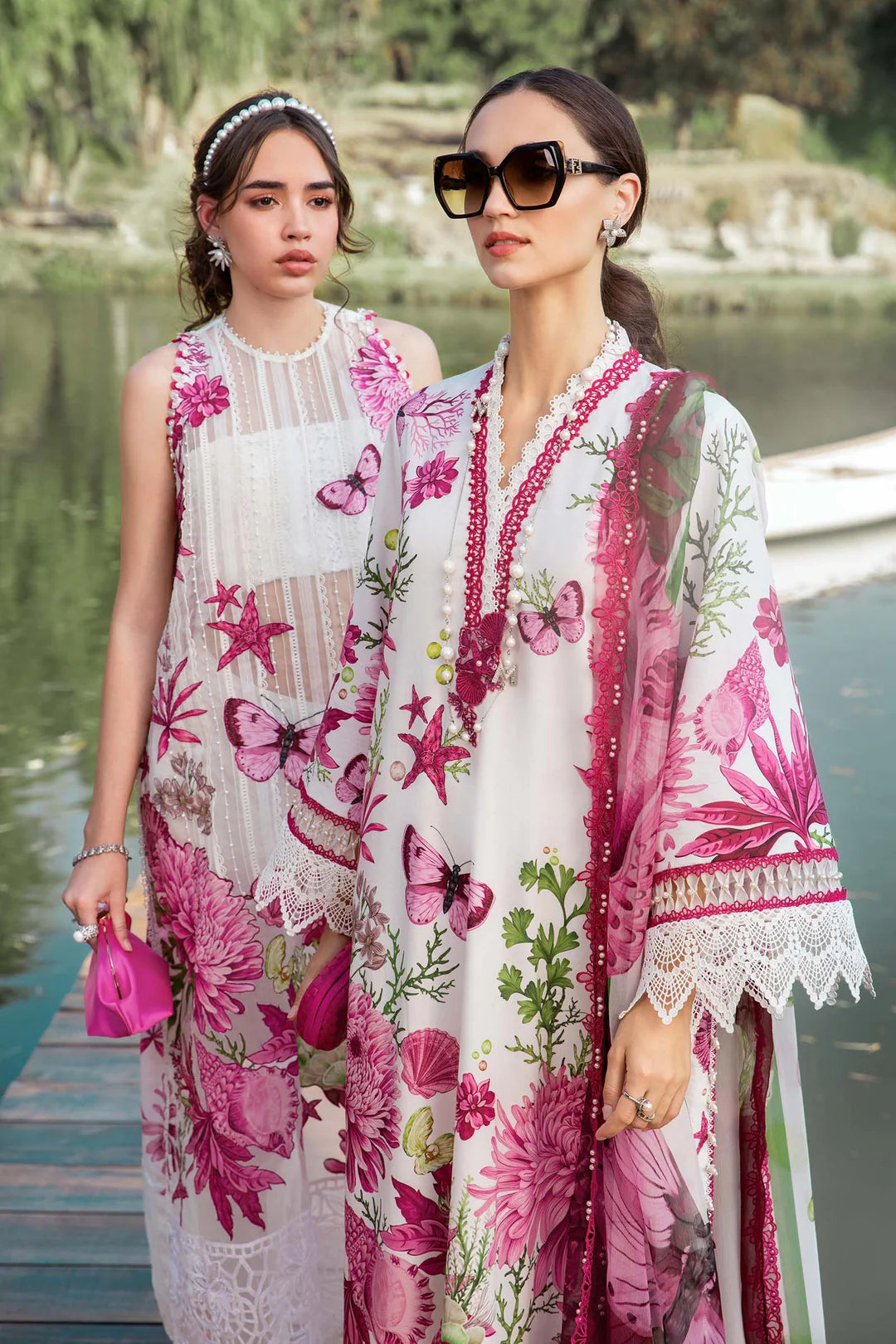 Maria B Unstitched Lawn 3 Piece Suit