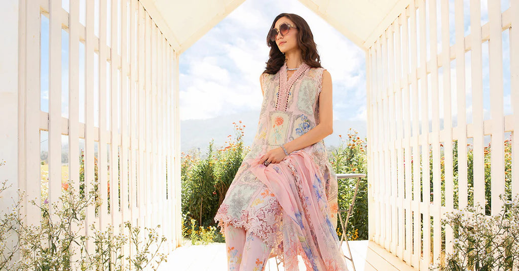 Maria B Unstitched Lawn 3 Piece Suit