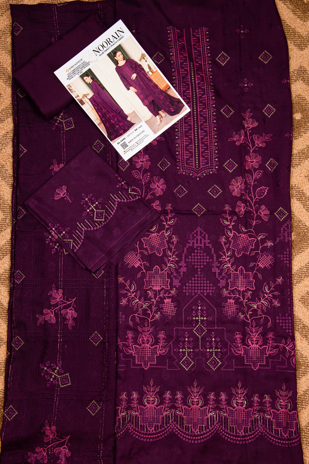 Sobia Waseem NOORAIN Unstitched 3 Piece Suit