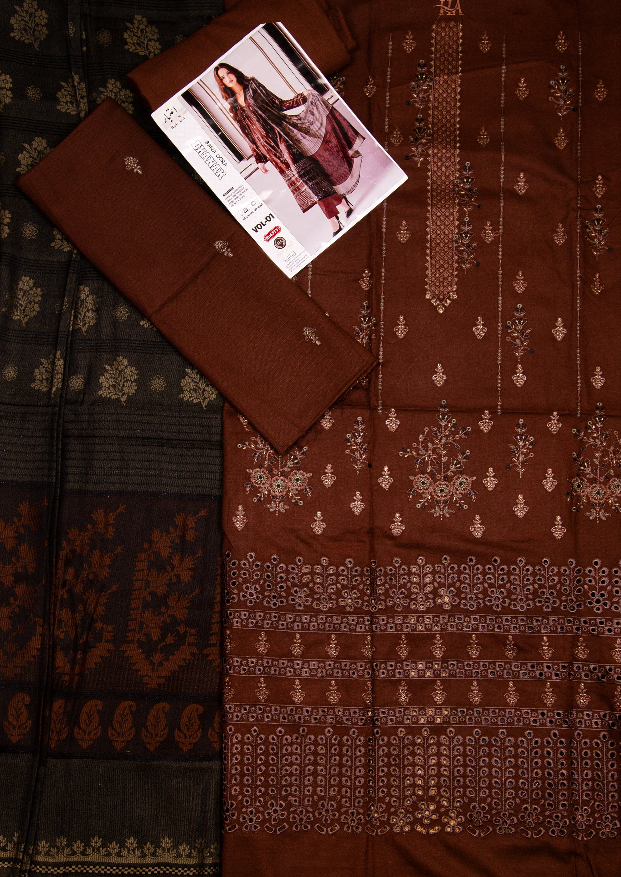 AITABAR Unstitched 3 Piece Suit