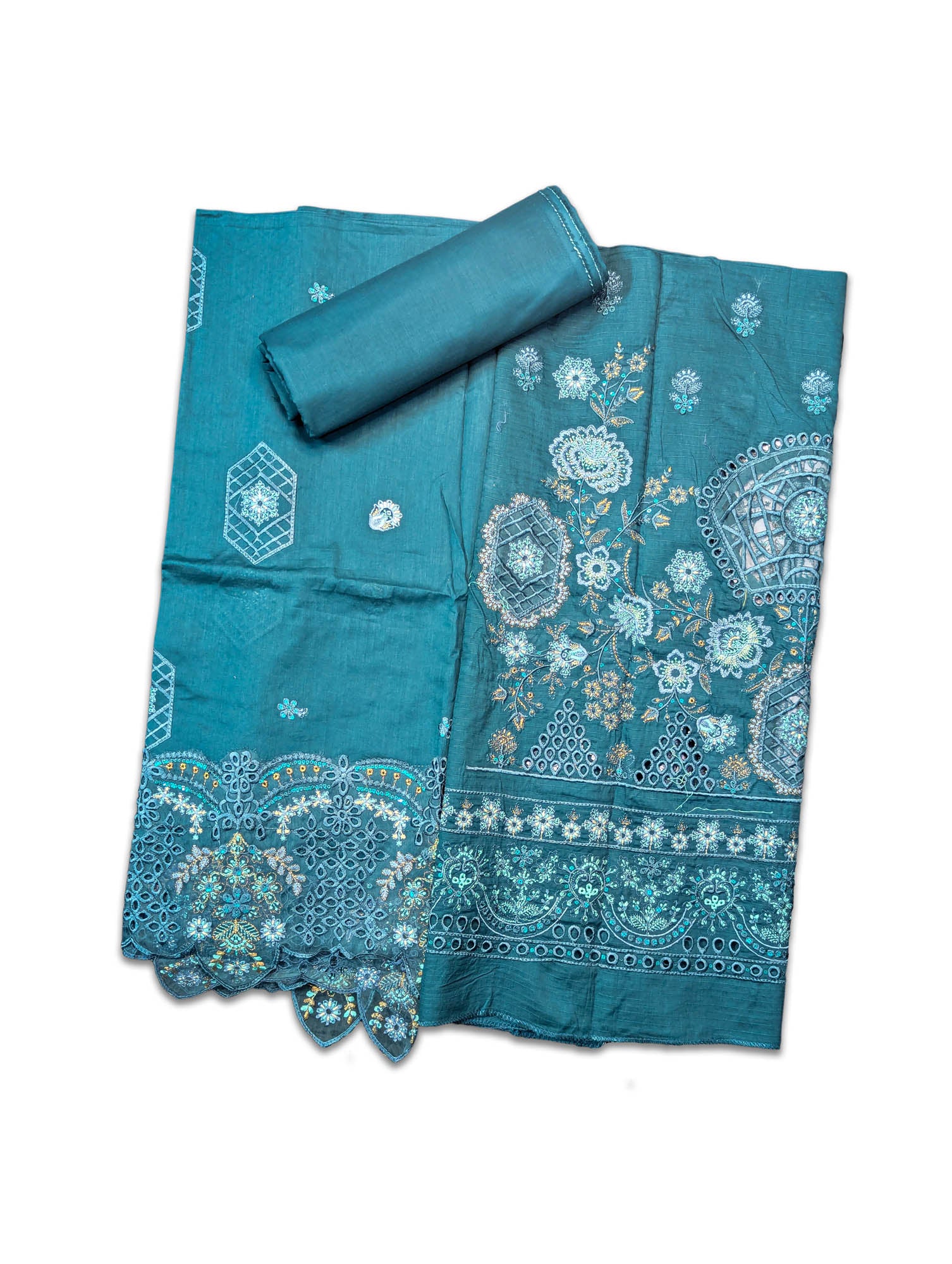 Embroidered Chikankari Lawn 3 Piece Suit