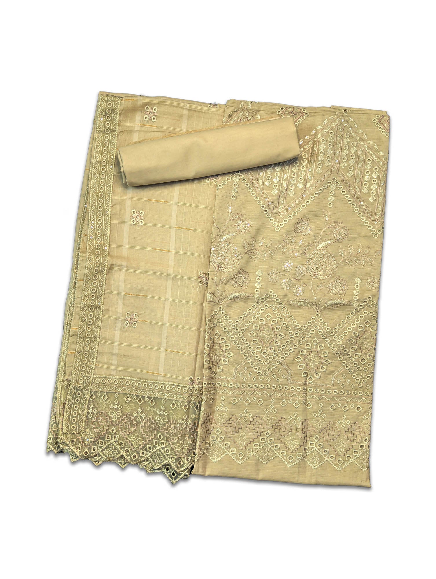 Embroidered Chikankari Lawn 3 Piece Suit