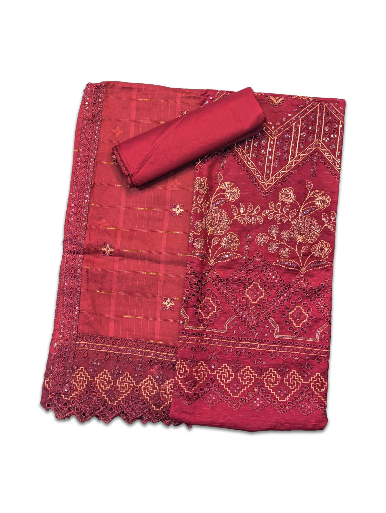 Embroidered Chikankari Lawn 3 Piece Suit