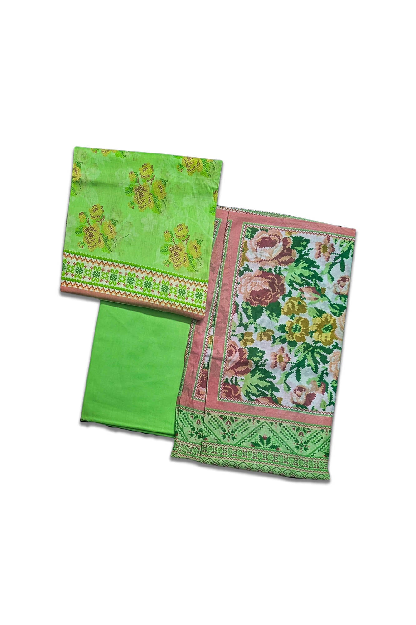MEHAK Printed Lawn 3 Piece Suit