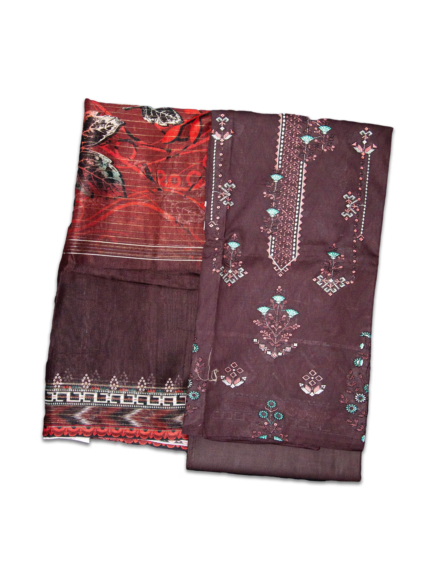 Mominazz NUREH Unstitched Lawn 3 Piece Suit