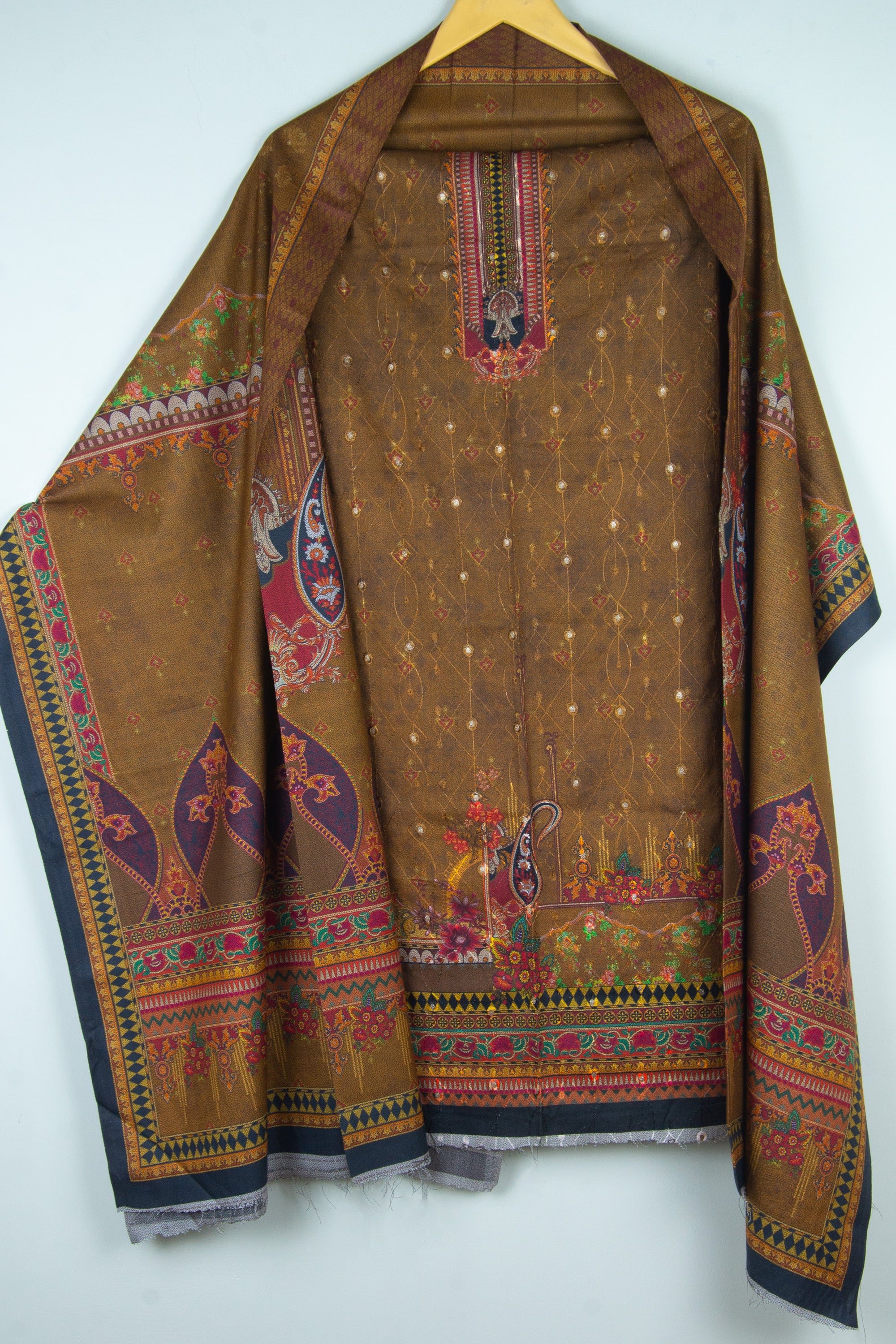 Embroidered Marina Unstitched 3 Piece Suit