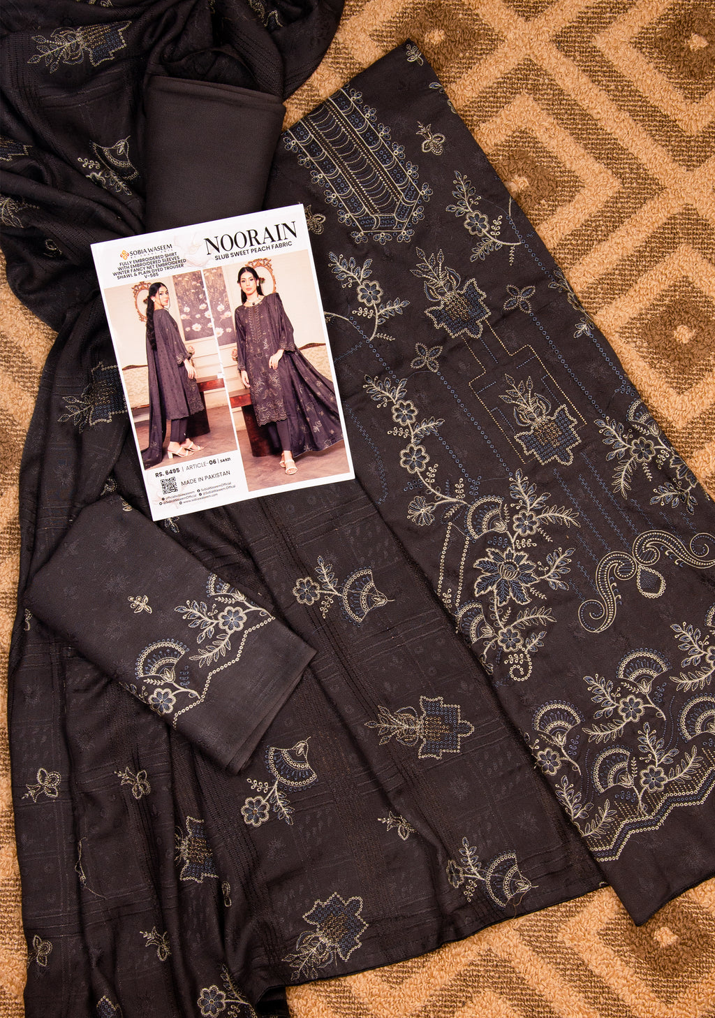 Sobia Waseem NOORAIN Unstitched 3 Piece Suit