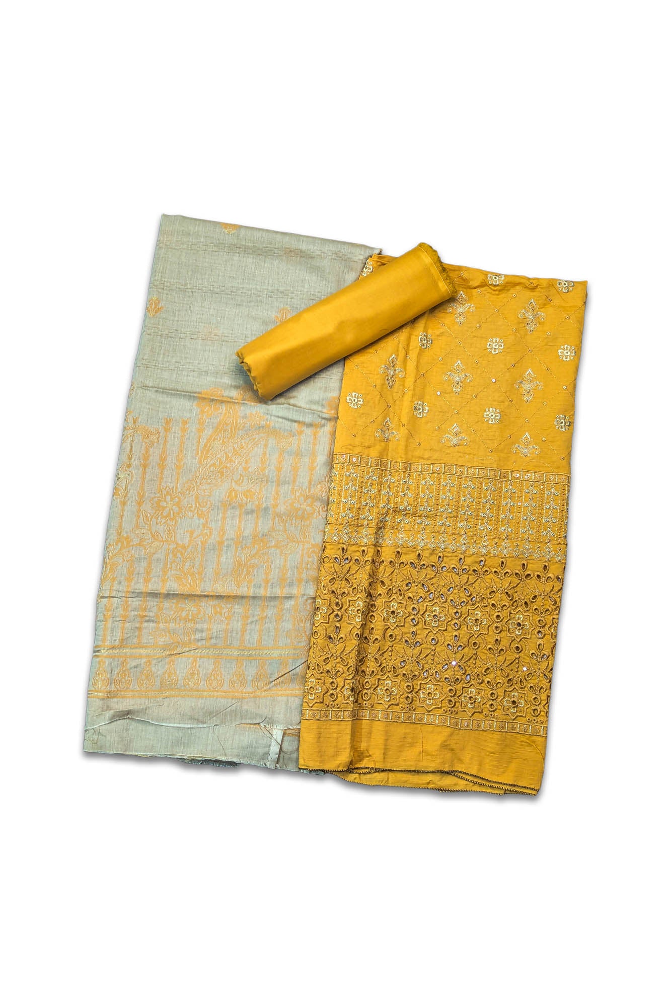 Mominazz by RANG Embroidered Chikankari 3 Piece Suit