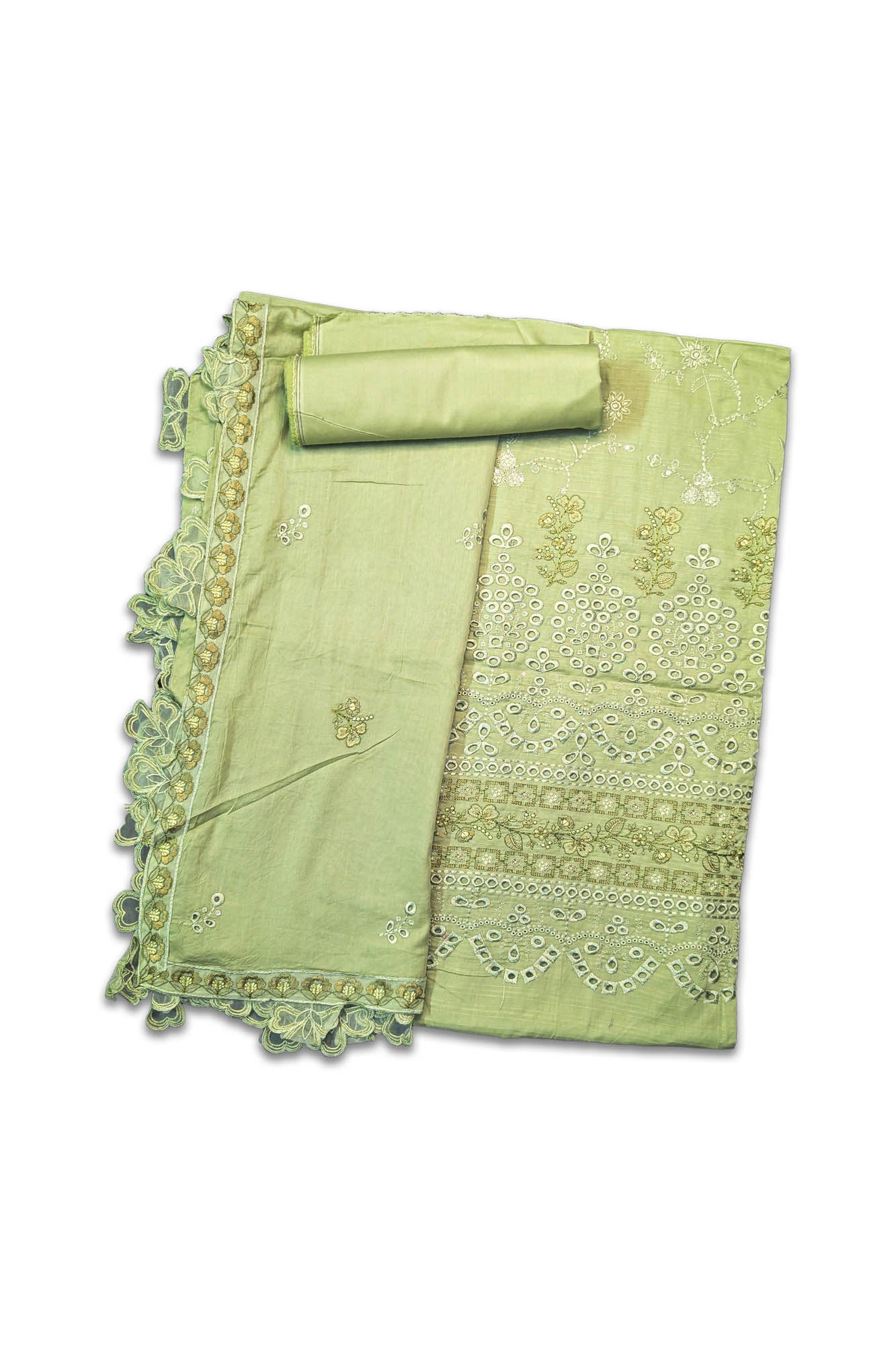 Embroidered Chikankari Lawn 3 Piece Suit