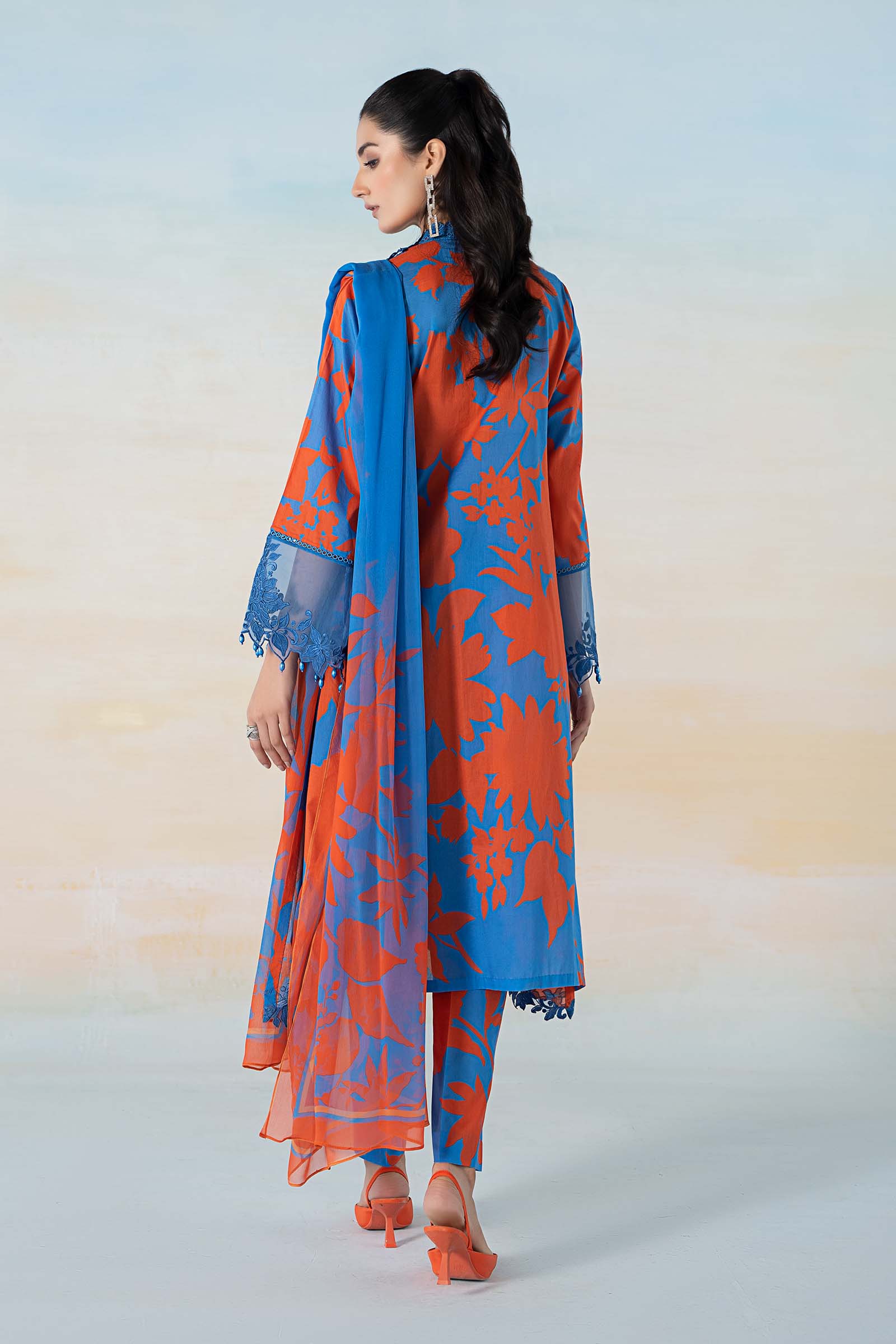Maria B Unstitched Lawn 3 Piece Suit