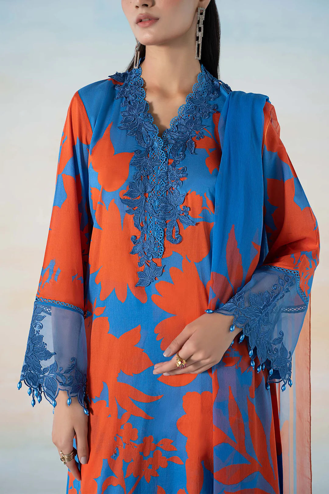 Maria B Unstitched Lawn 3 Piece Suit