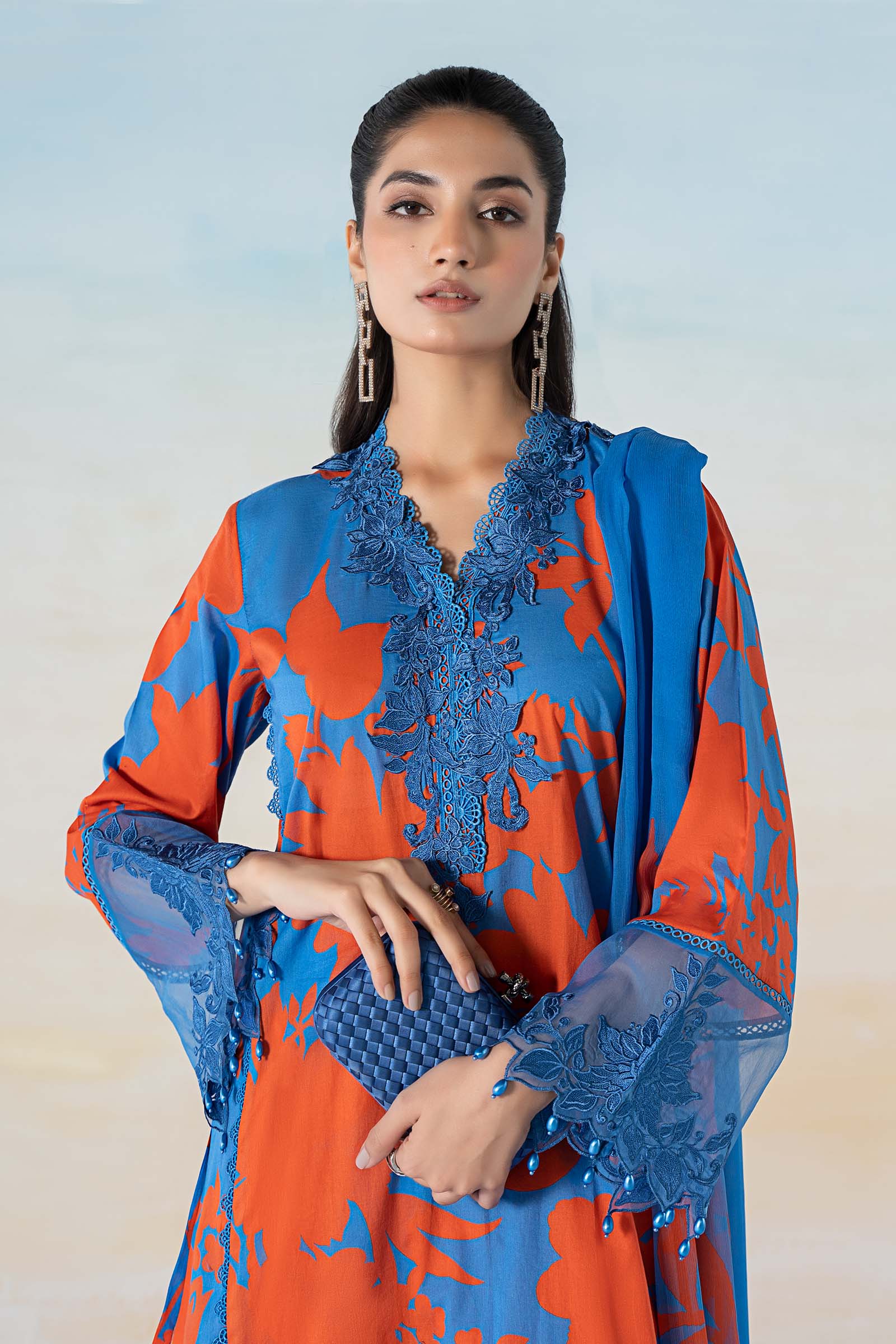 Maria B Unstitched Lawn 3 Piece Suit