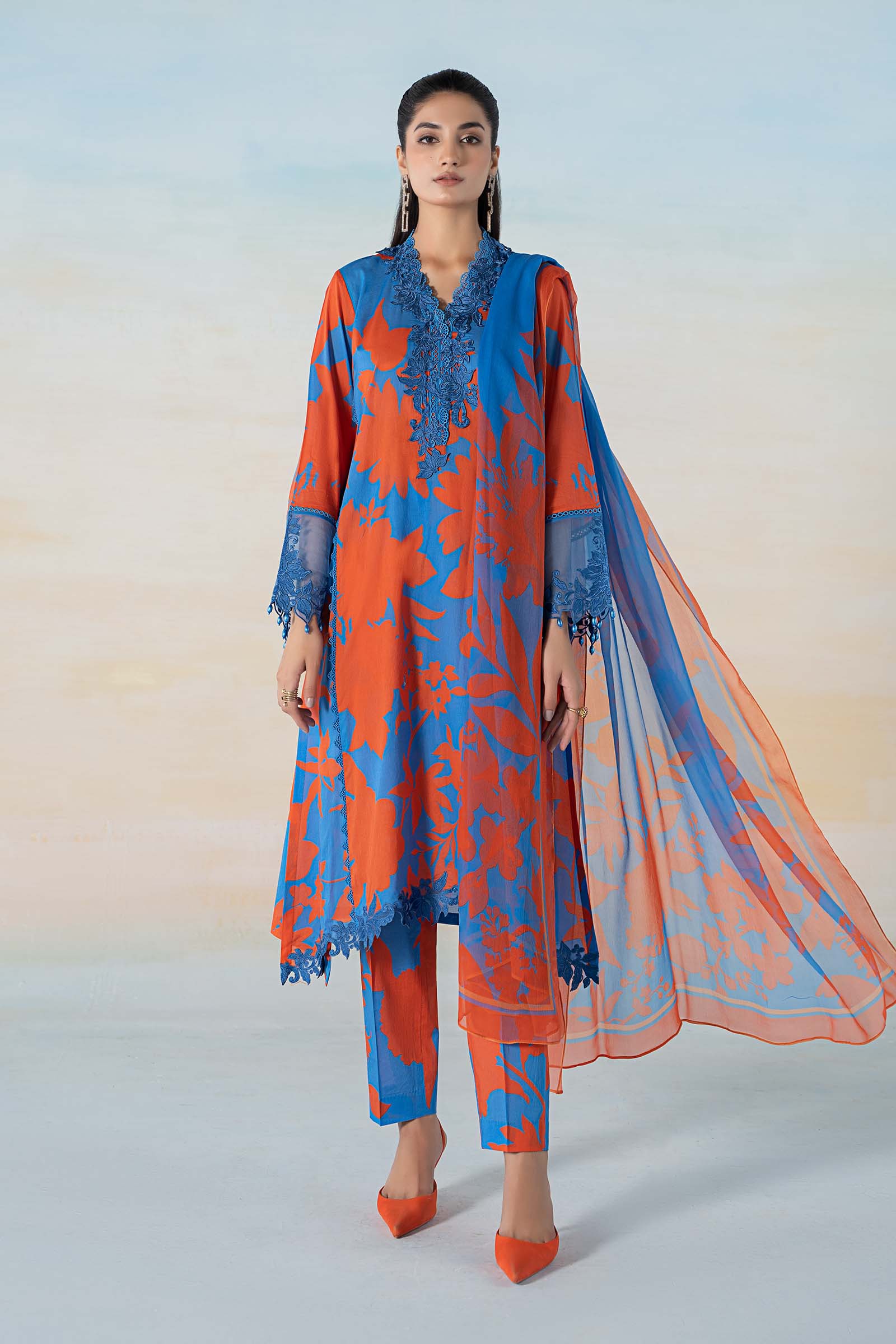 Maria B Unstitched Lawn 3 Piece Suit
