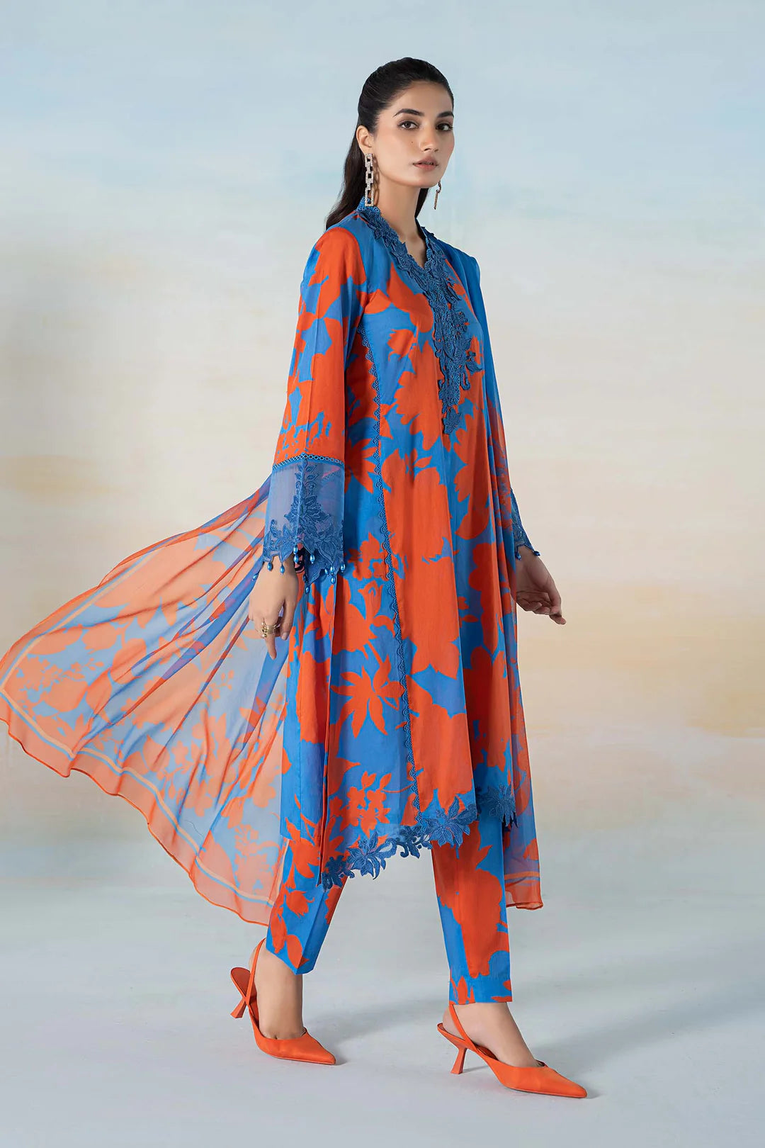 Maria B Unstitched Lawn 3 Piece Suit