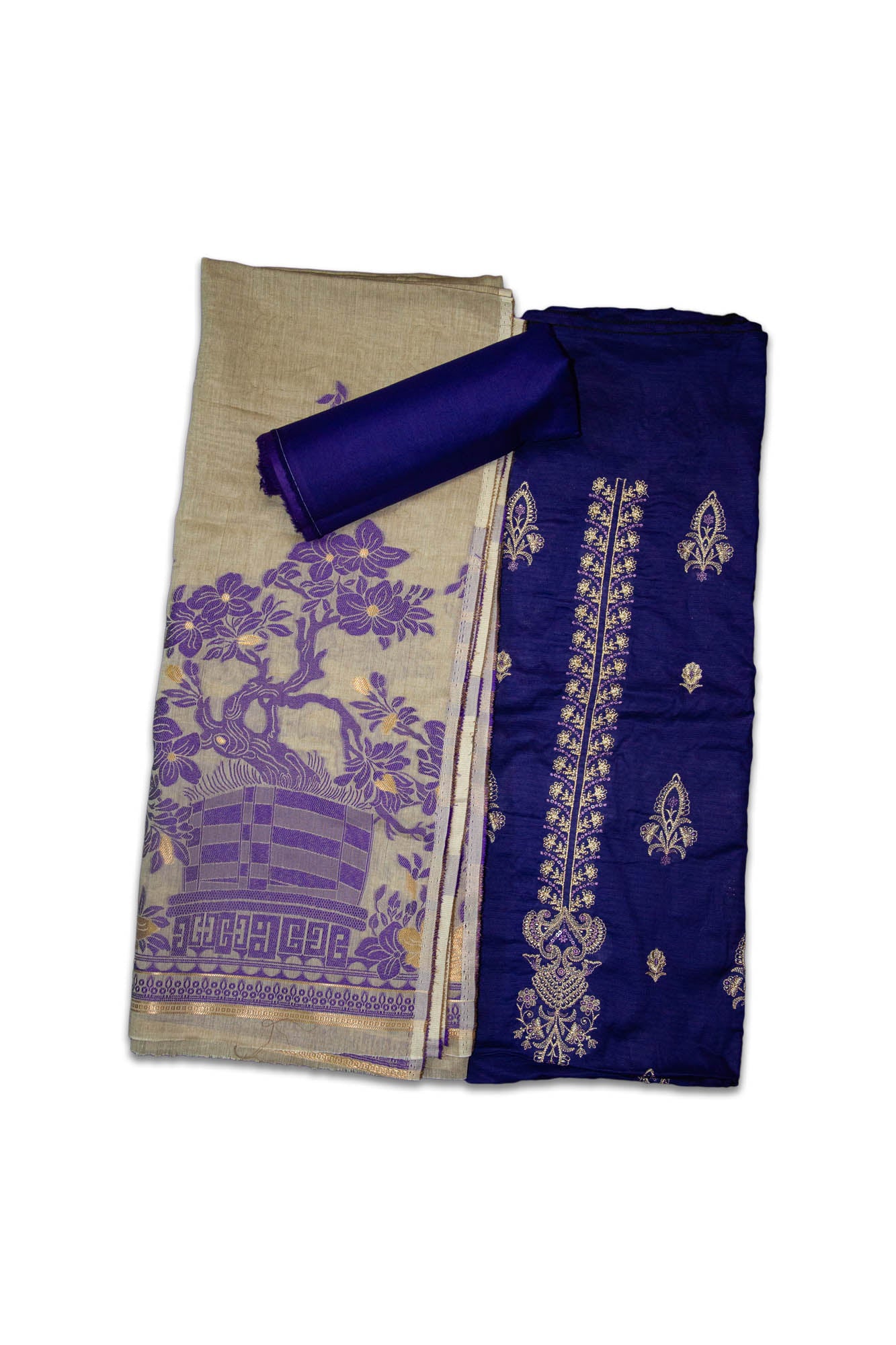 Mominazz by RANG Embroidered Chikankari 3 Piece Suit