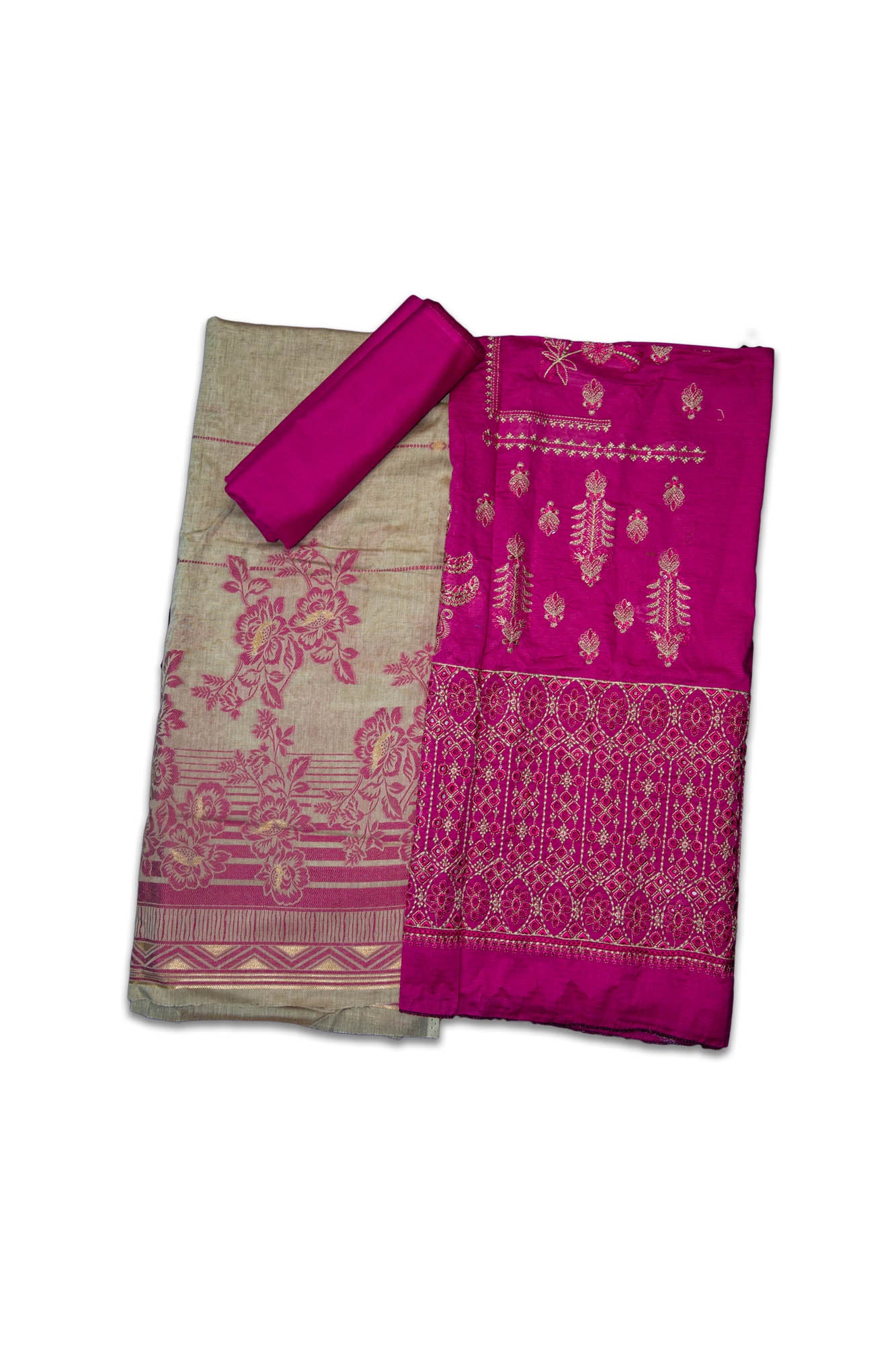 Mominazz by RANG Embroidered Chikankari 3 Piece Suit
