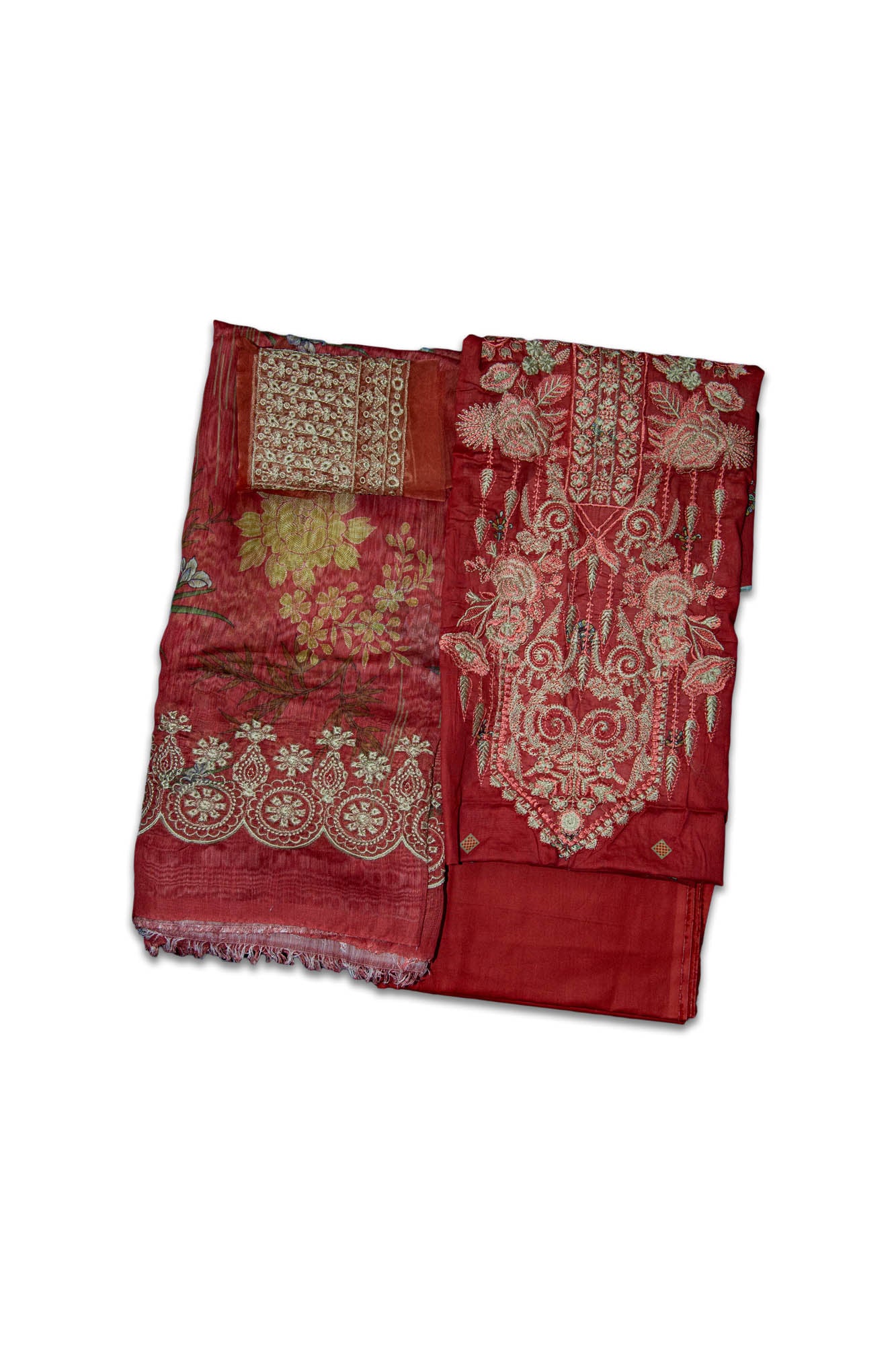 Motifz Zohra Embroidered Lawn Printed 3 Piece Suit