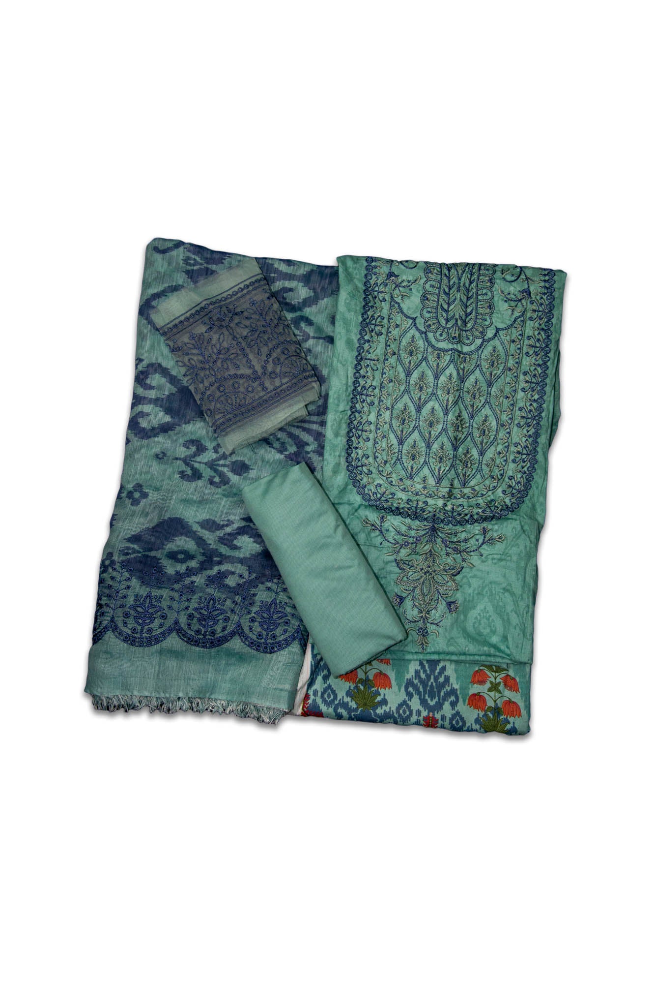 Motifz Zohra Embroidered Lawn Printed 3 Piece Suit