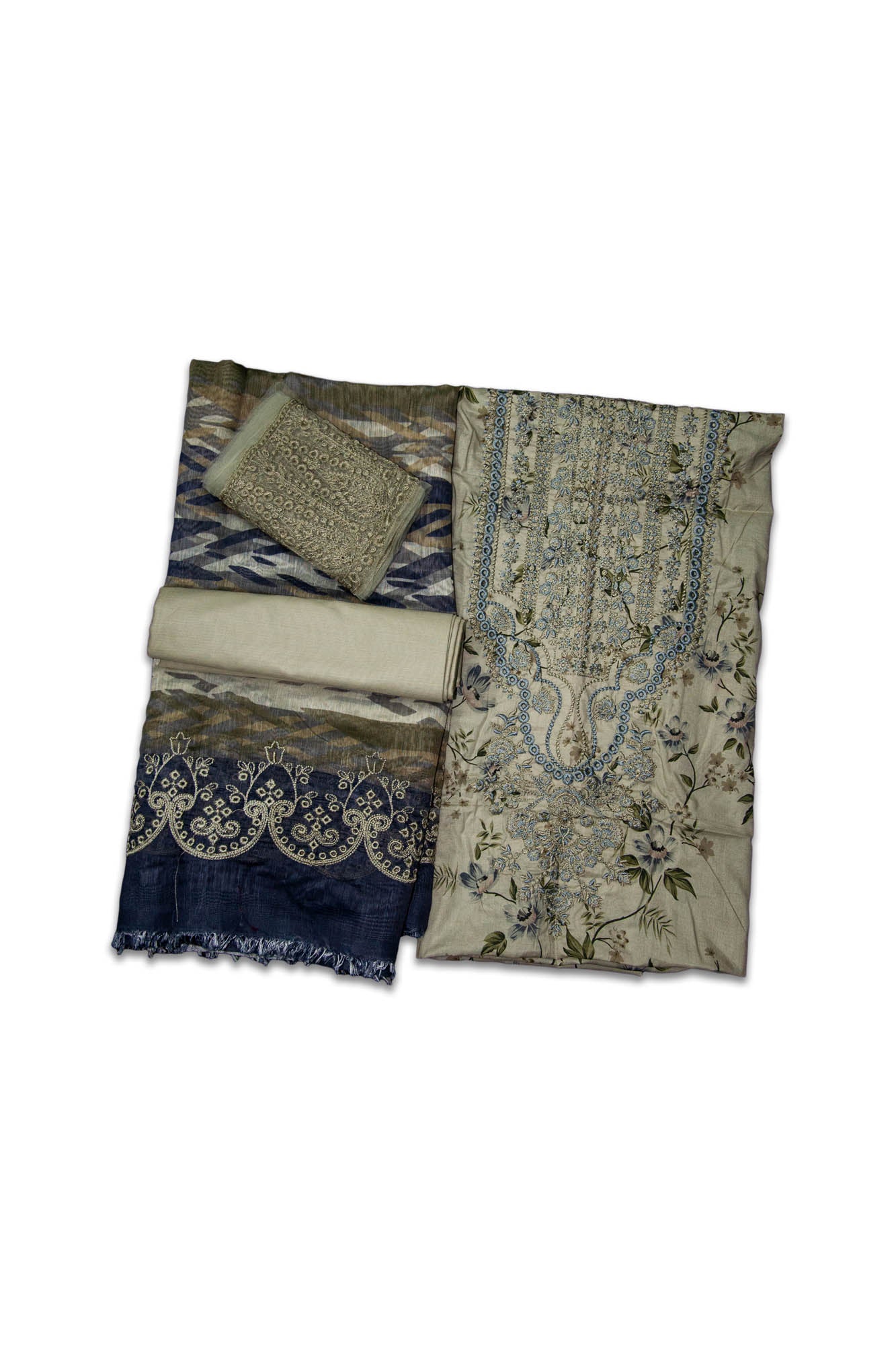 Motifz Zohra Embroidered Lawn Printed 3 Piece Suit