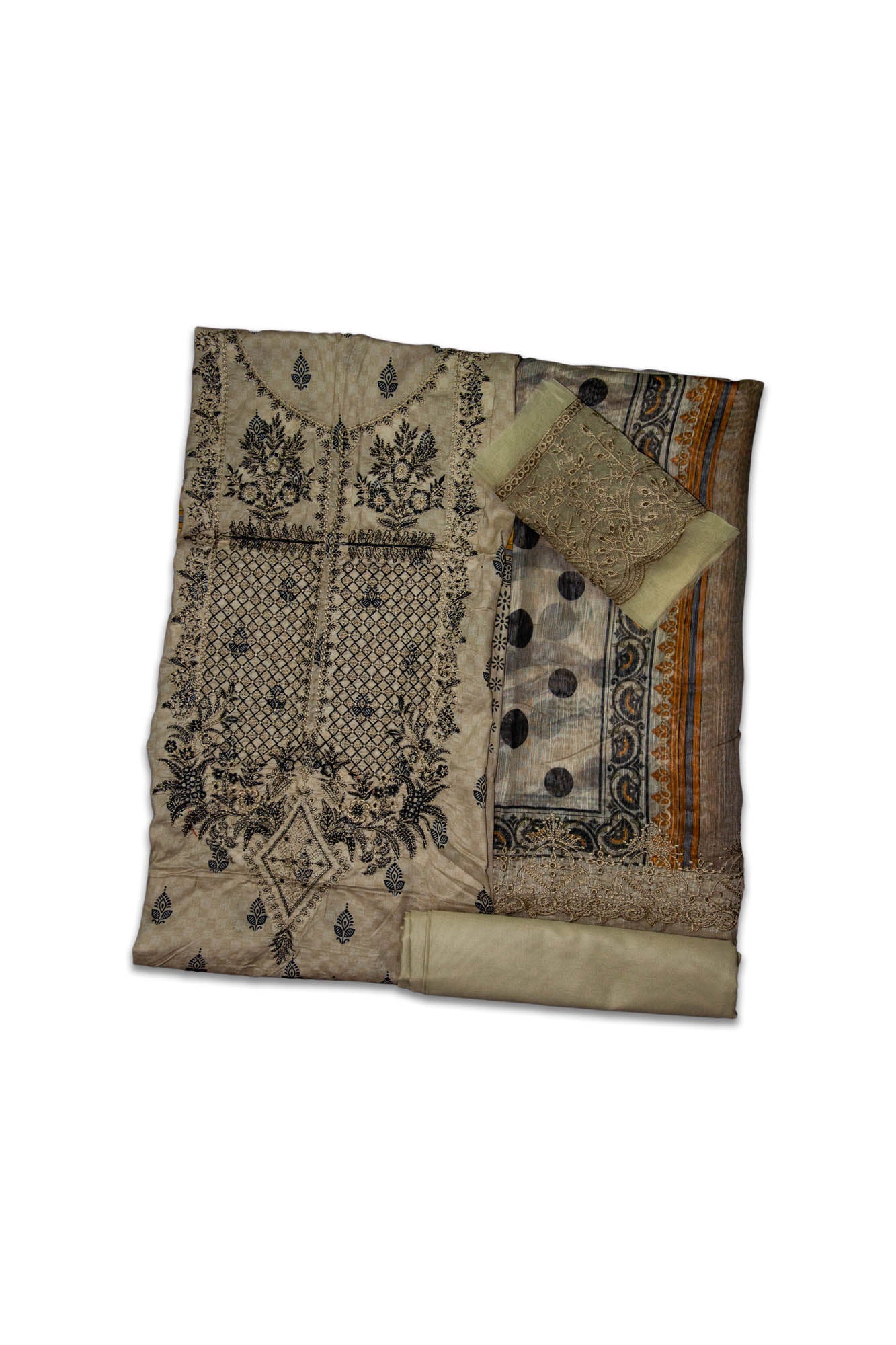 Motifz Zohra Embroidered Lawn Printed 3 Piece Suit