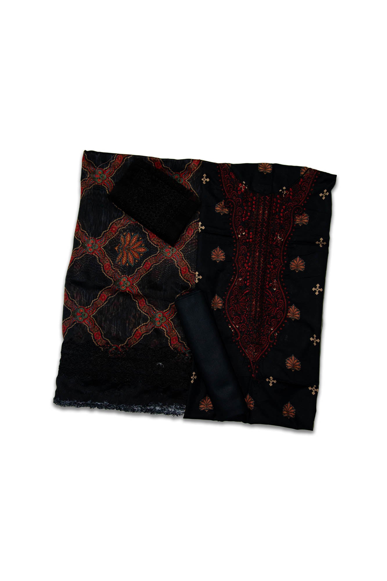 Motifz Zohra Embroidered Lawn Printed 3 Piece Suit