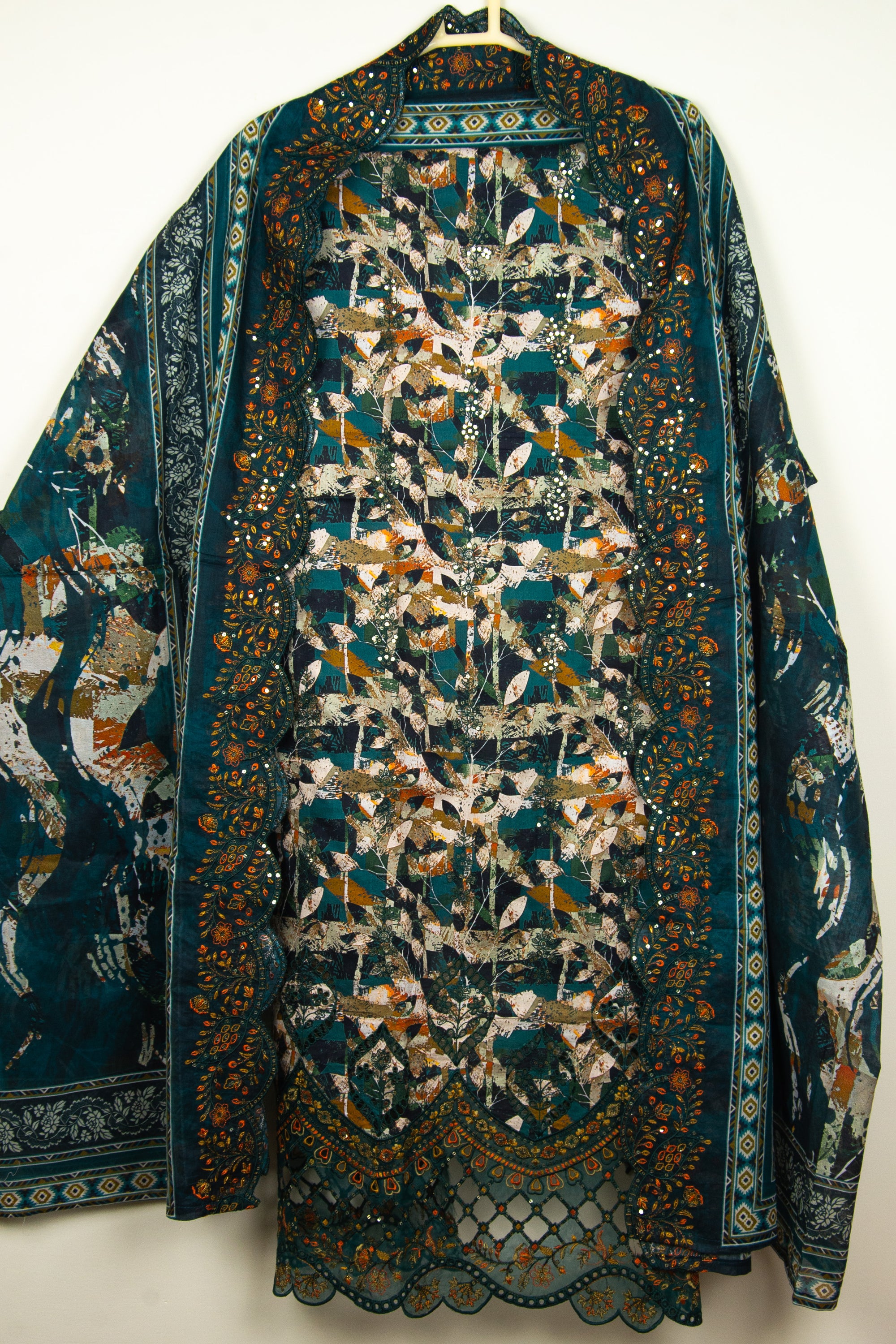 Bin Saeed Lawn Unstitched 3 Piece Suit