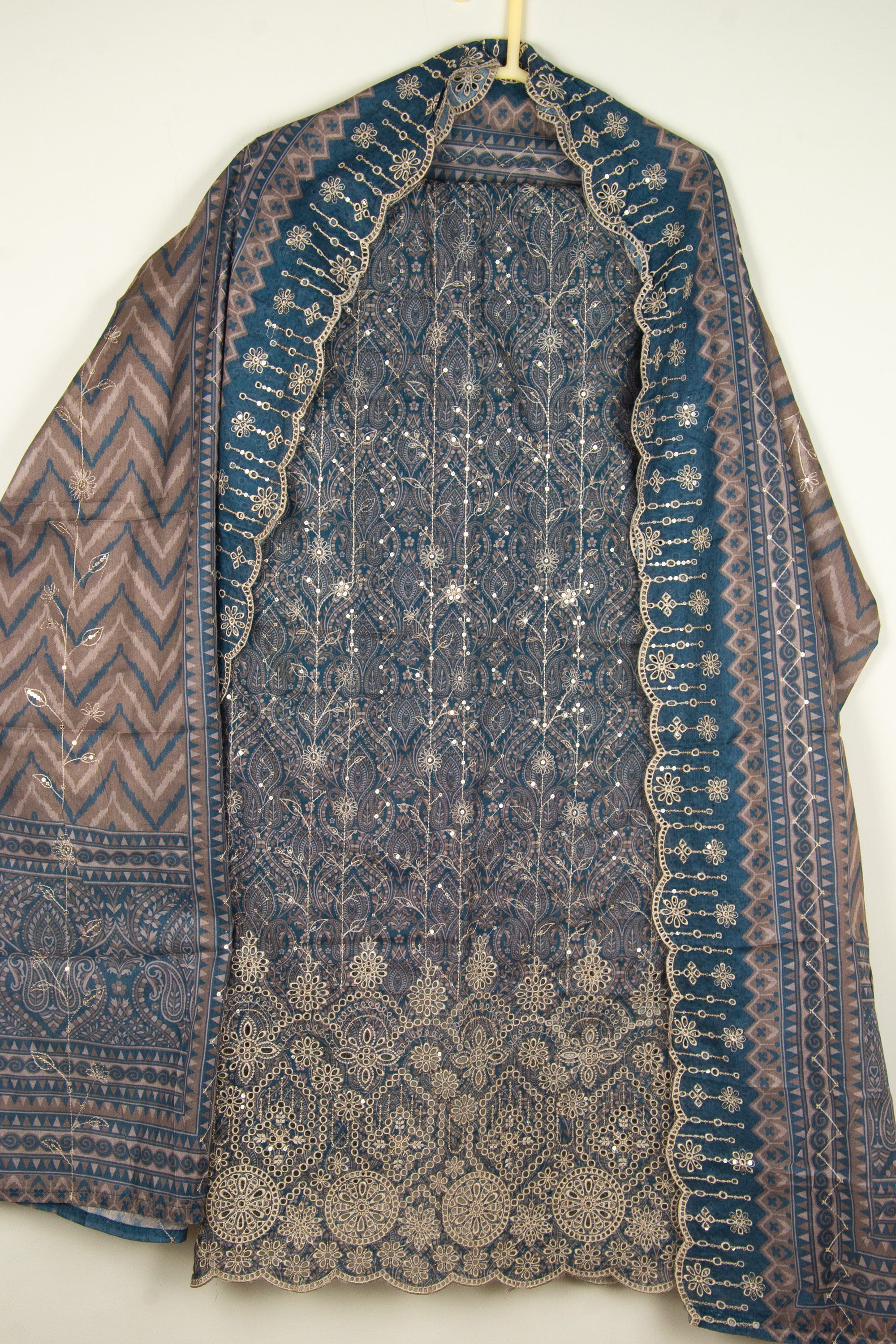 Bin Saeed Lawn Unstitched 3 Piece Suit