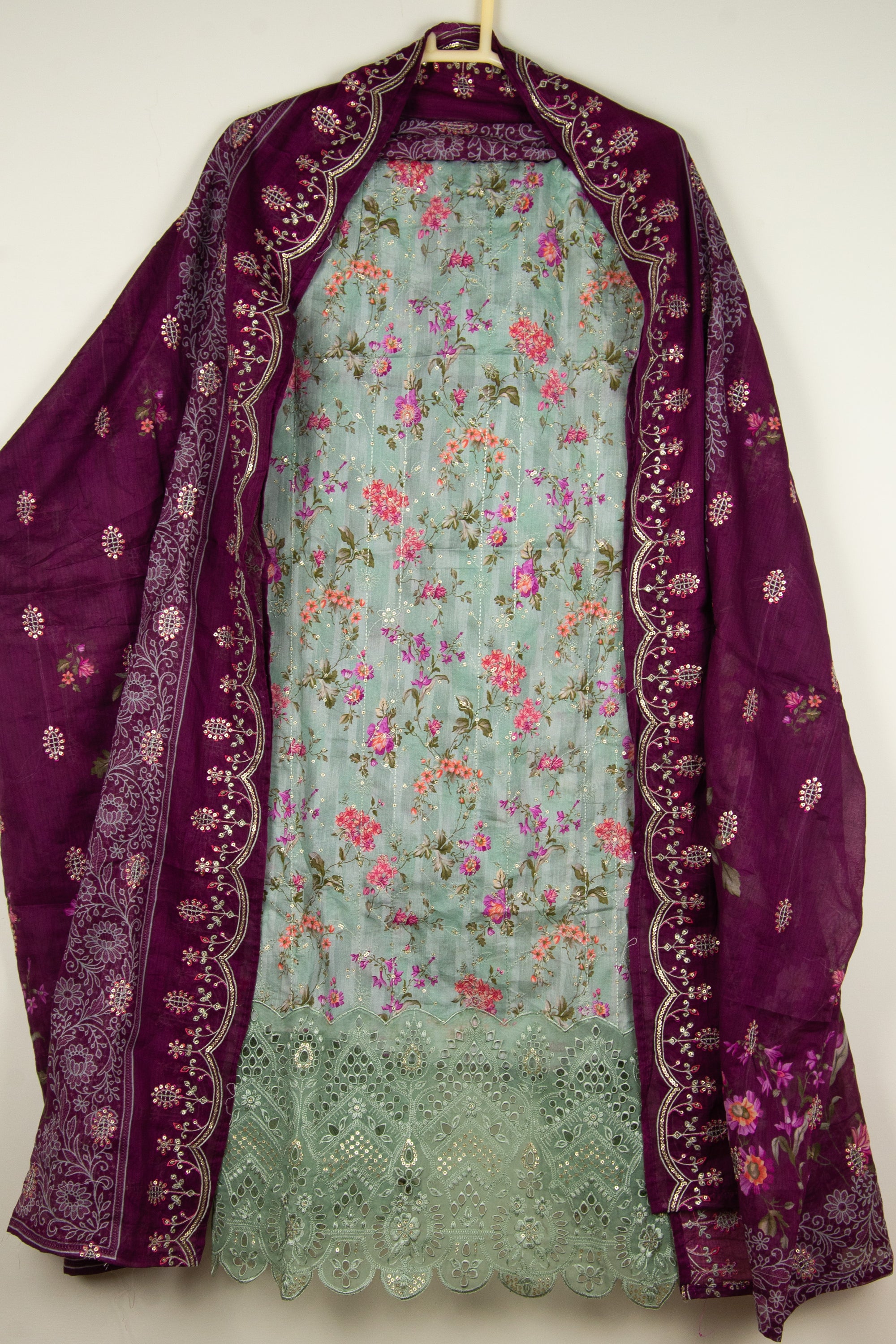 Bin Saeed Lawn Unstitched 3 Piece Suit