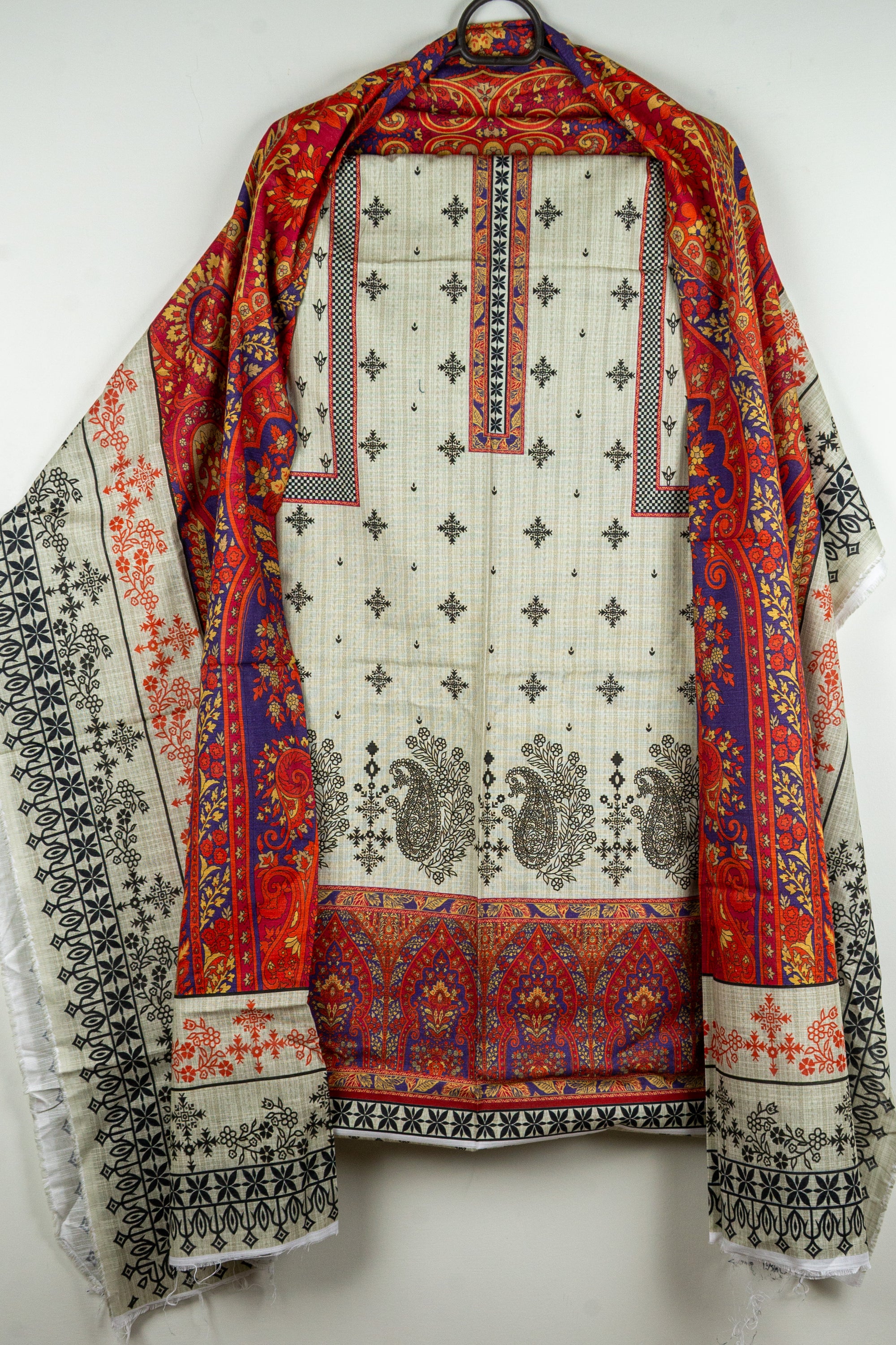 Bin Saeed Khaddar Unstitched 3 Piece Suit
