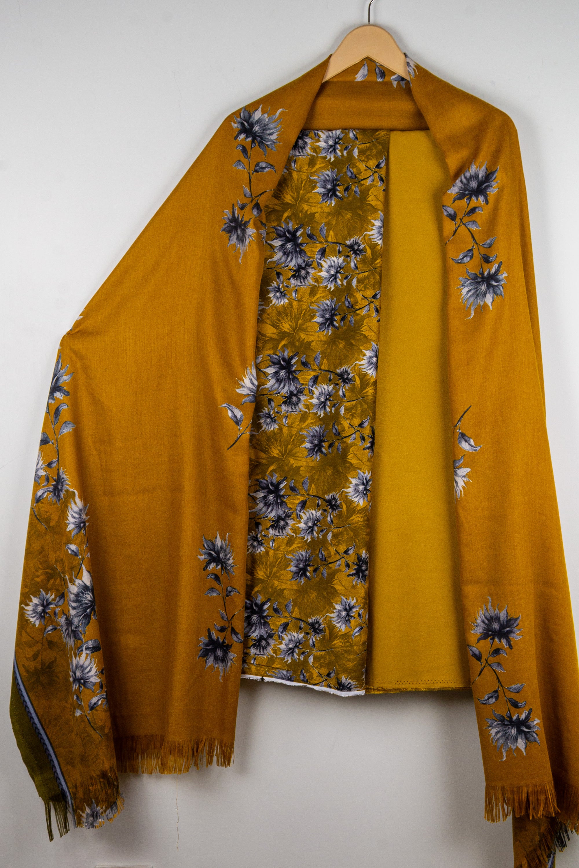 China Stone Unstitched 3 Piece Suit