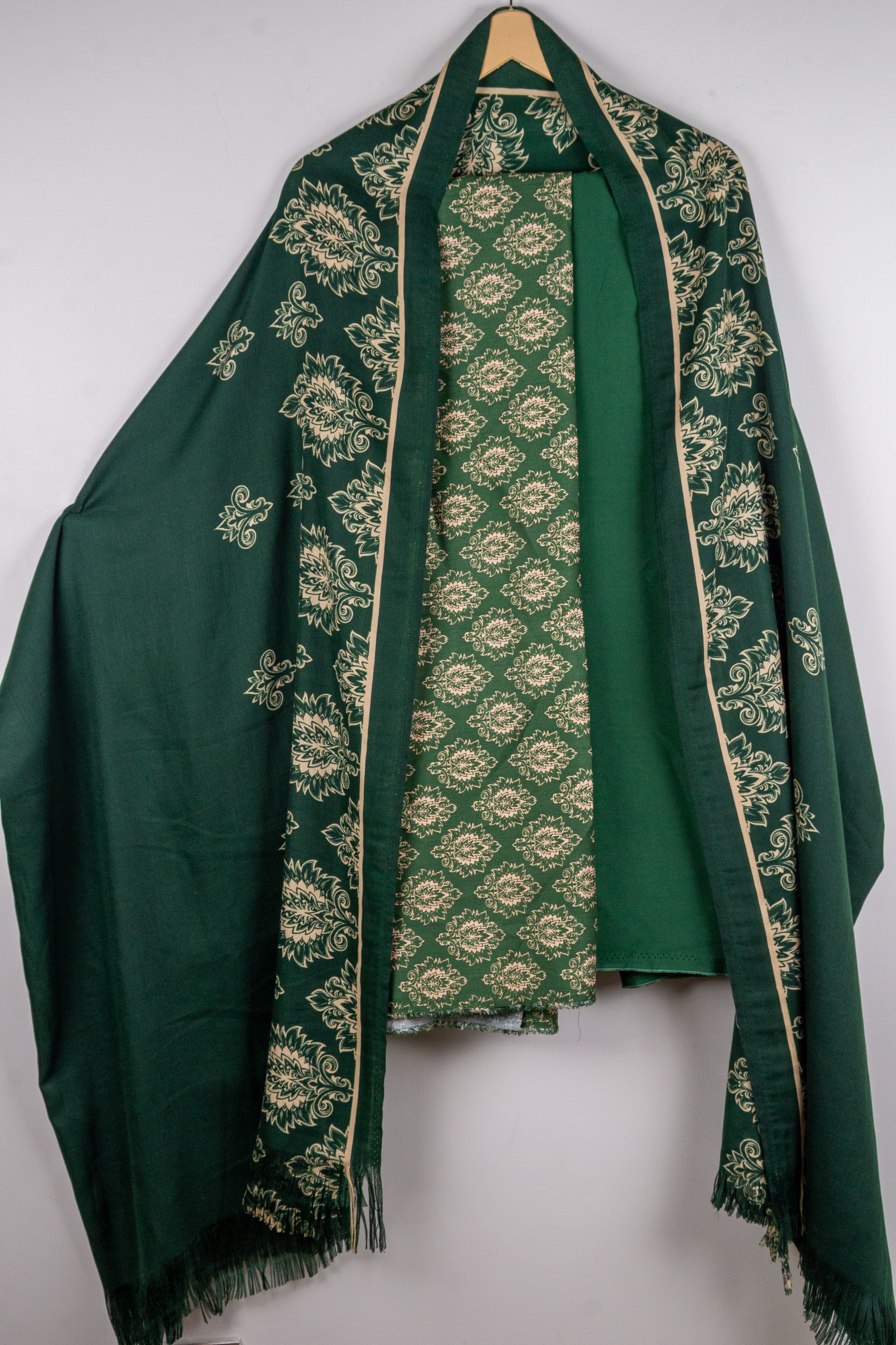 China Stone Unstitched 3 Piece Suit