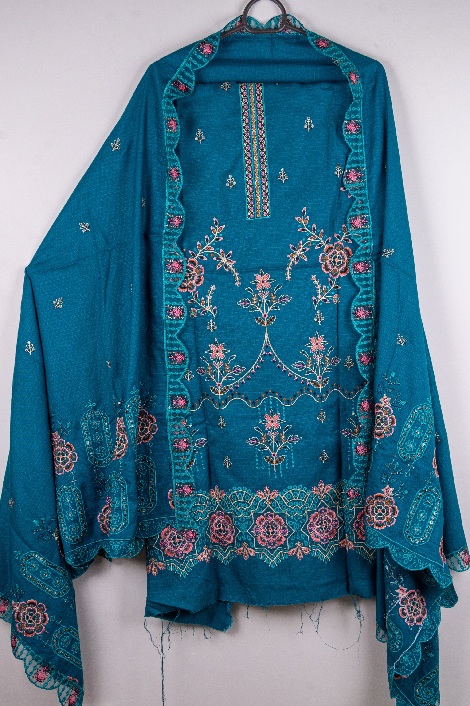 Zimal Dhanak Unstitched 3 Piece Suit