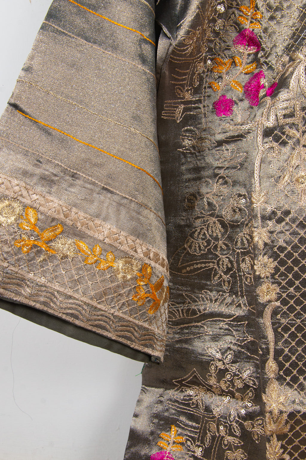 Fancy Embroidered Stitched 3 Piece Suit