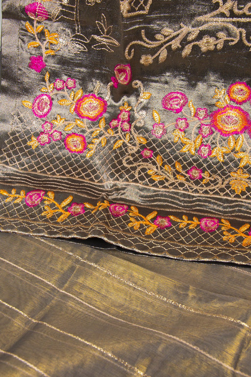 Fancy Embroidered Stitched 3 Piece Suit