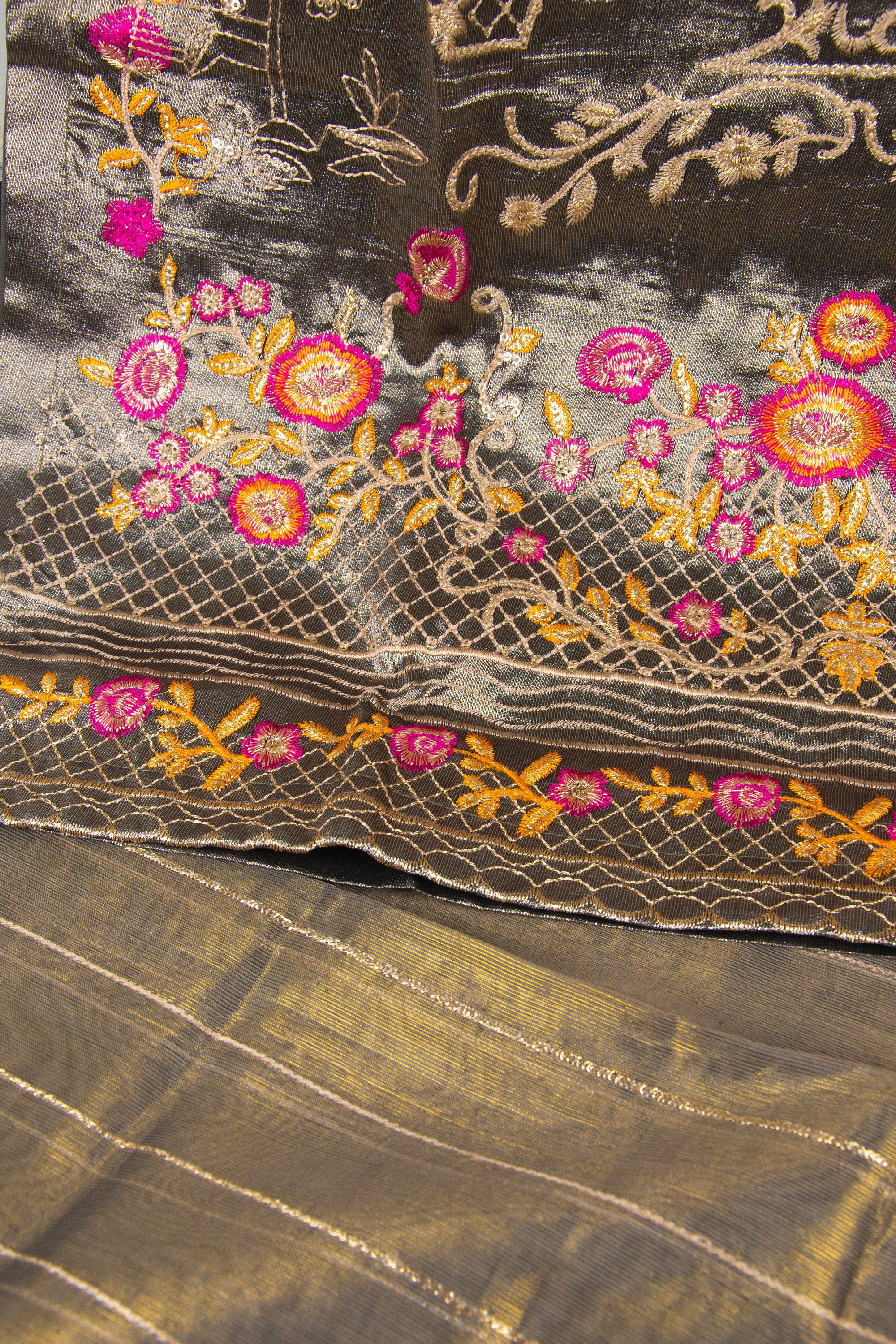 Fancy Embroidered Stitched 3 Piece Suit