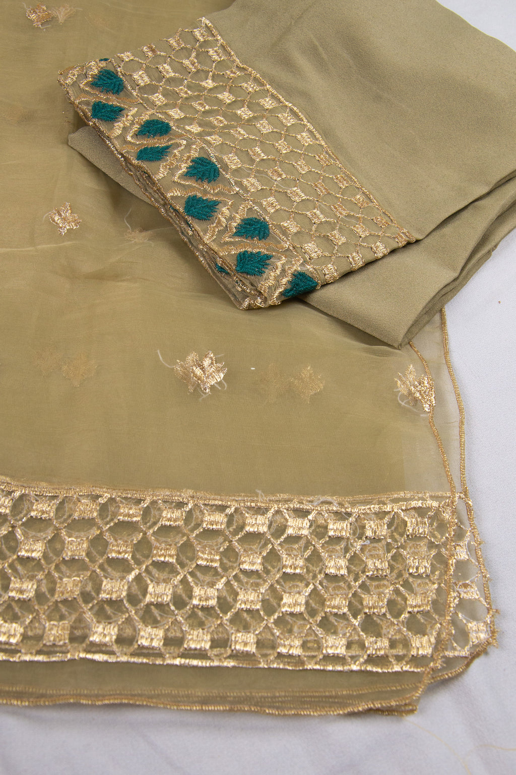 Fancy Embroidered Stitched 3 Piece Suit