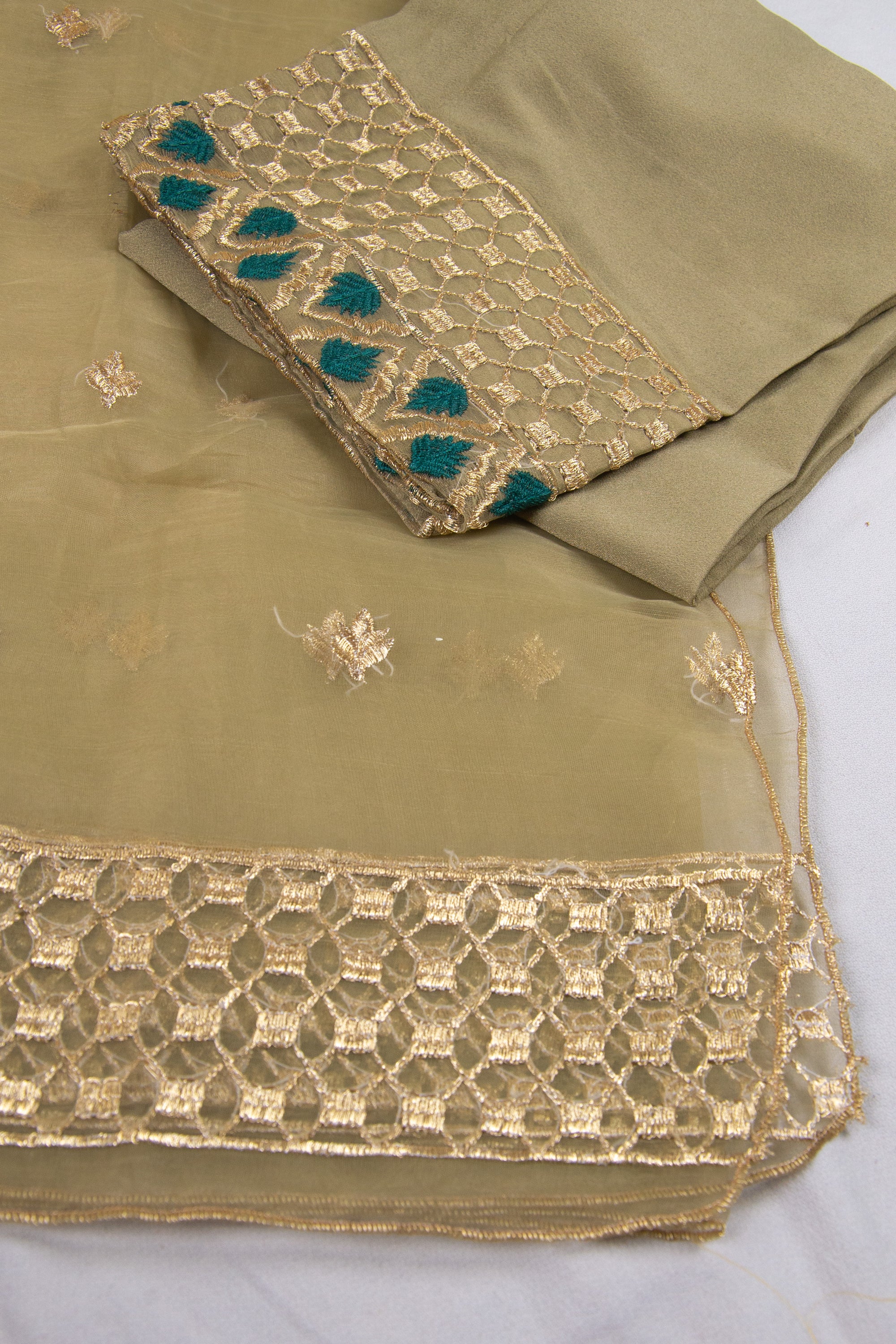 Fancy Embroidered Stitched 3 Piece Suit