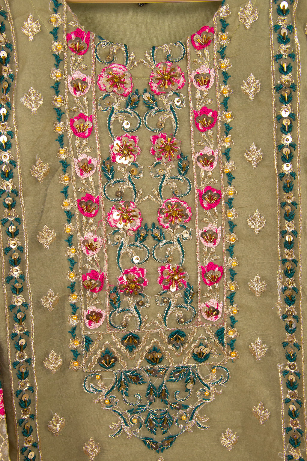 Fancy Embroidered Stitched 3 Piece Suit
