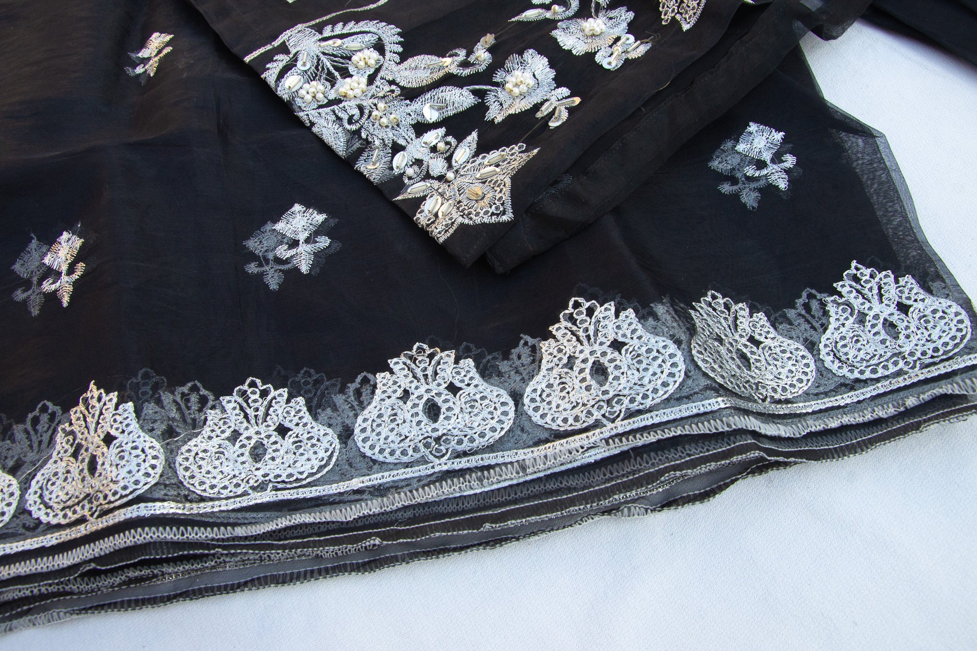 Fancy Embroidered Stitched 3 Piece Suit