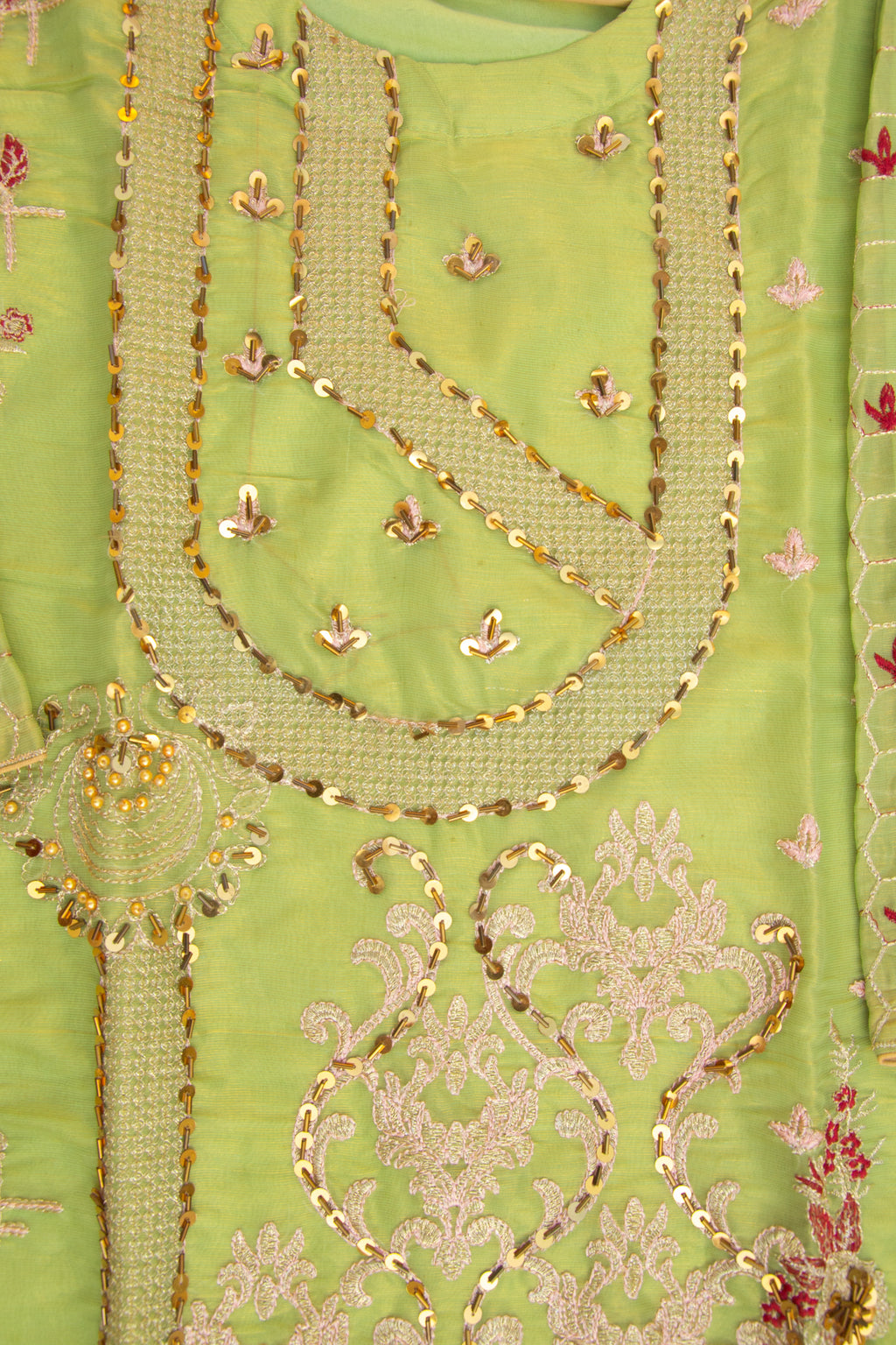 Fancy Embroidered Stitched 3 Piece Suit