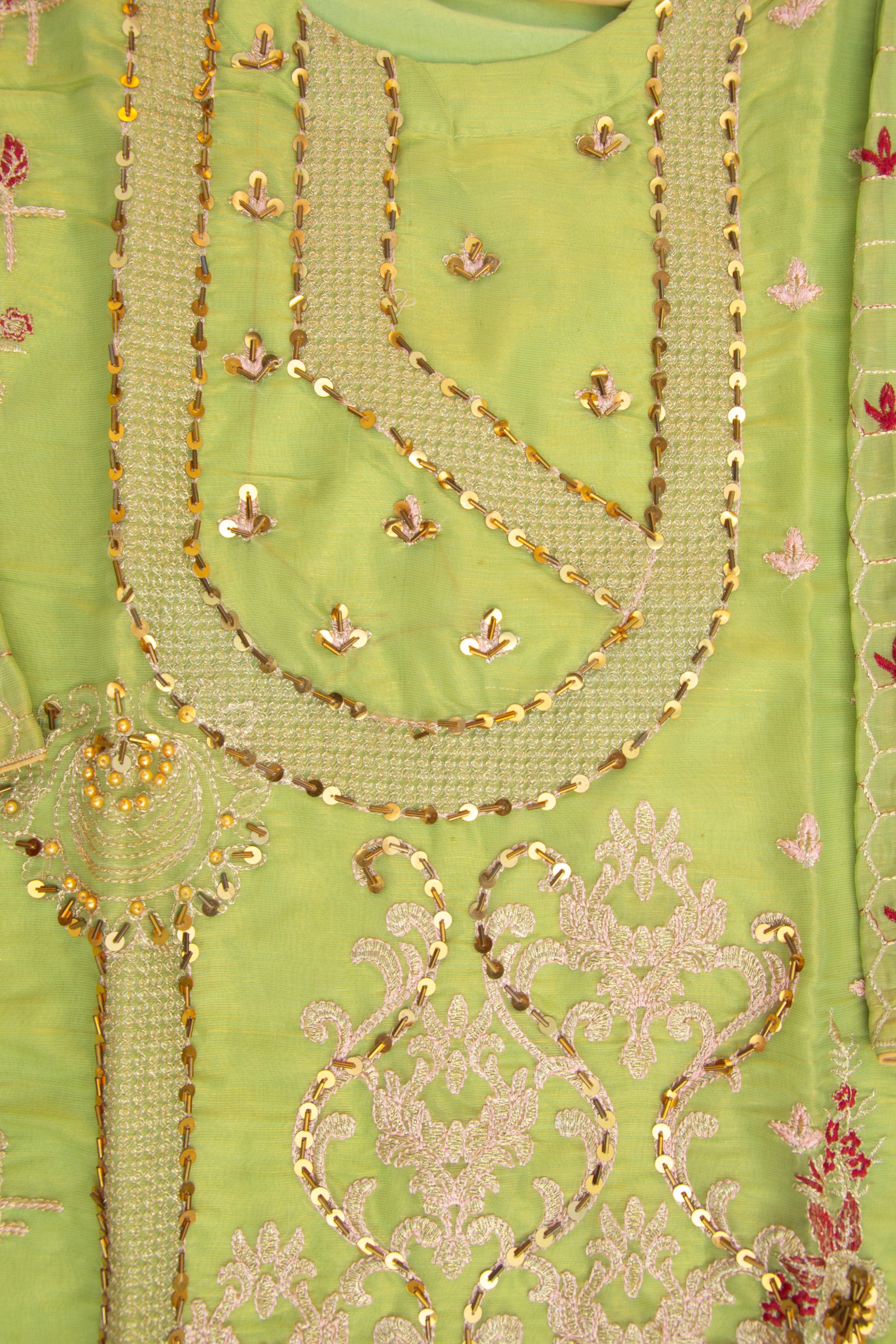 Fancy Embroidered Stitched 3 Piece Suit