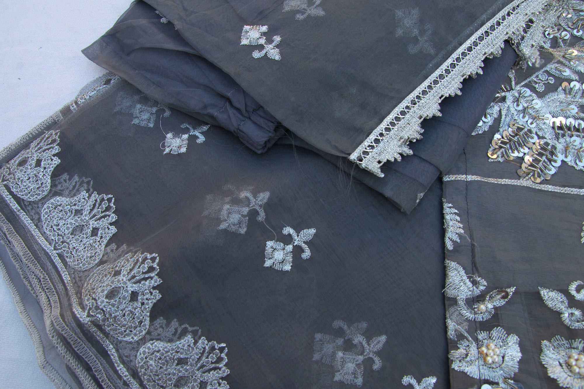Fancy Embroidered Stitched 3 Piece Suit