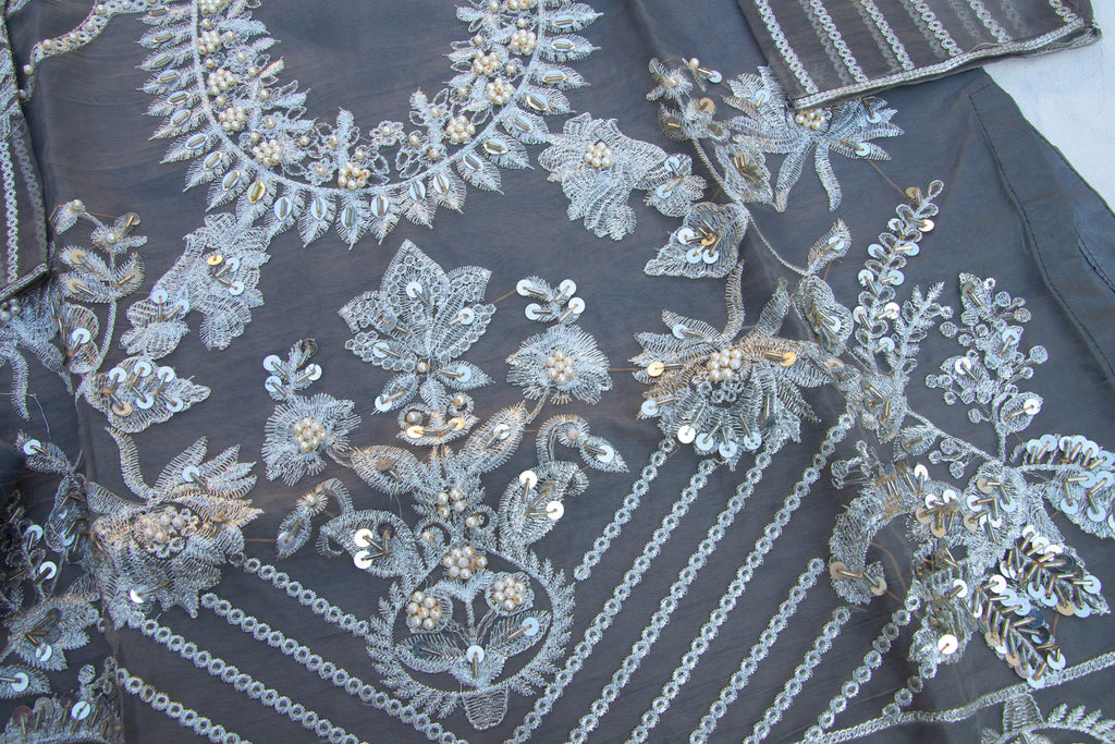 Fancy Embroidered Stitched 3 Piece Suit