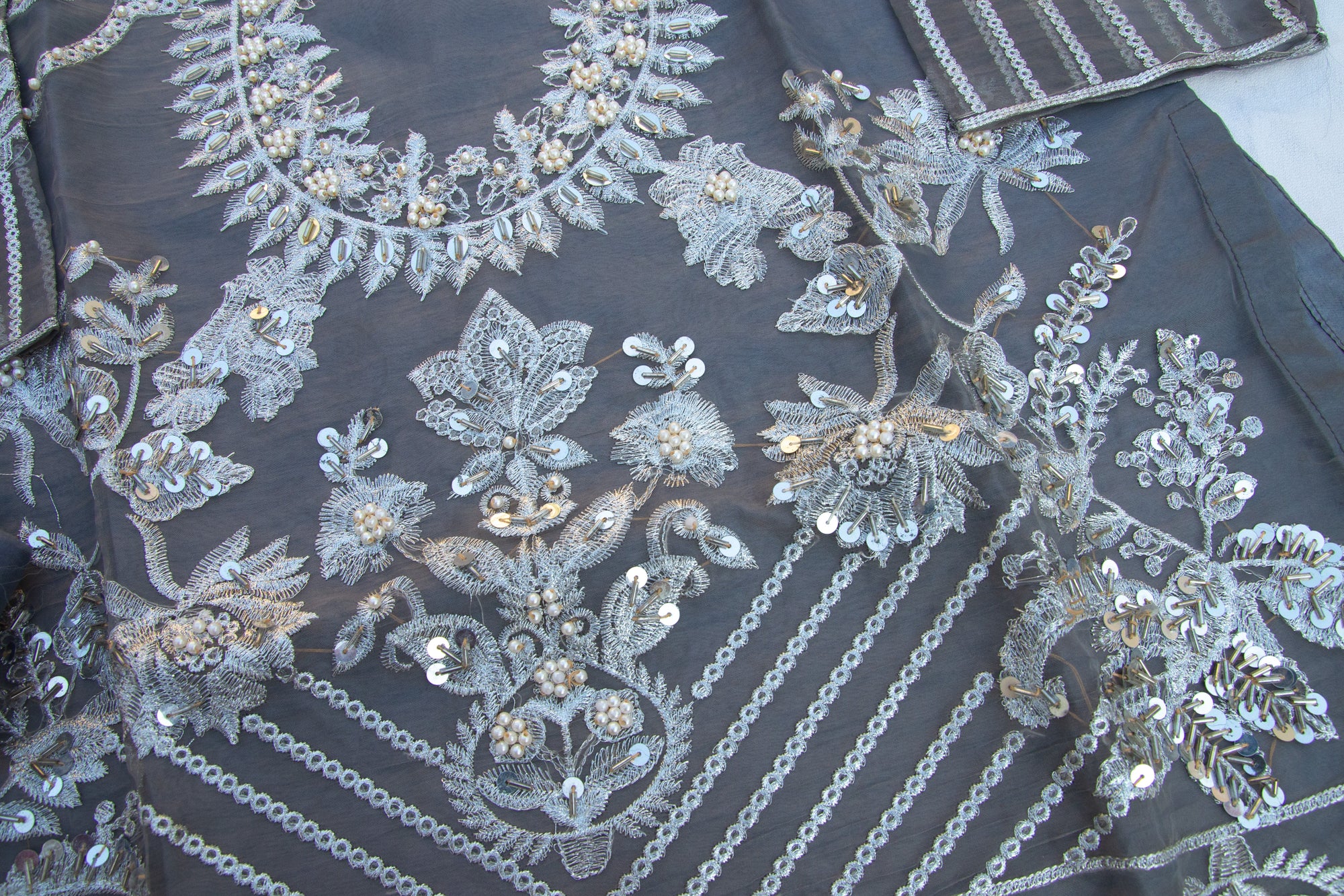 Fancy Embroidered Stitched 3 Piece Suit