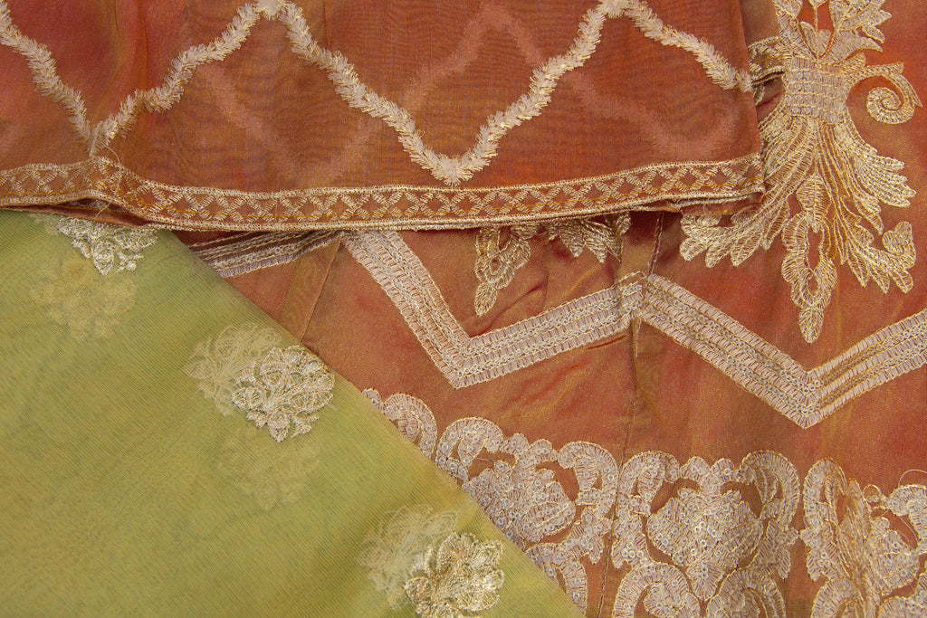 Fancy Embroidered Stitched 3 Piece Suit